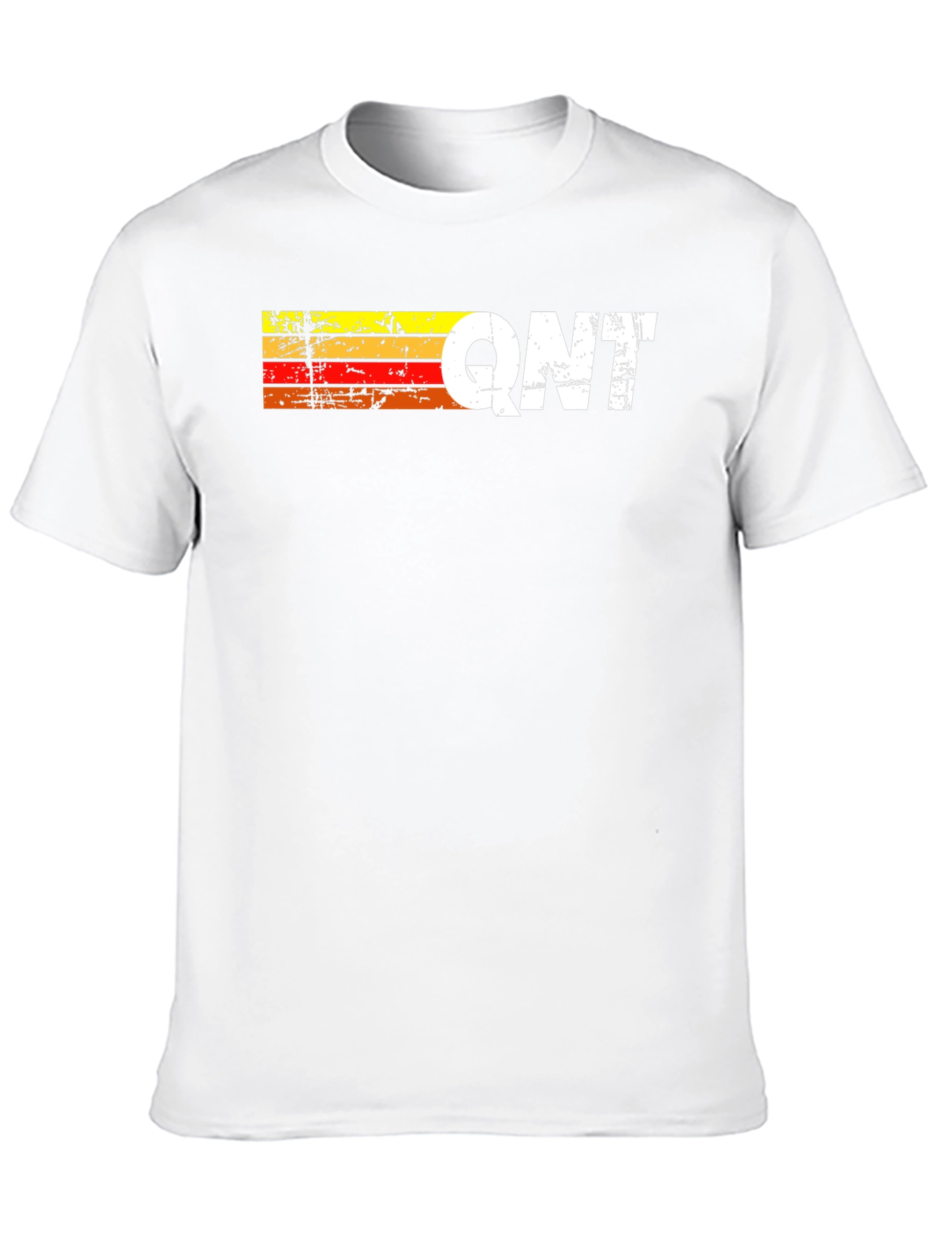 Black QNT Graphic Tee - Retro Style Black T-Shirt view 10