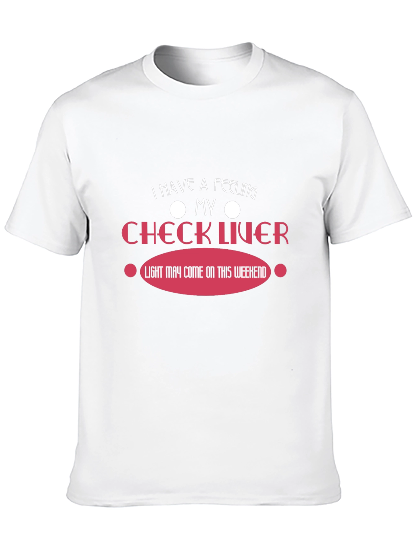 Black Funny Liver Check Weekend T-Shirt view 10