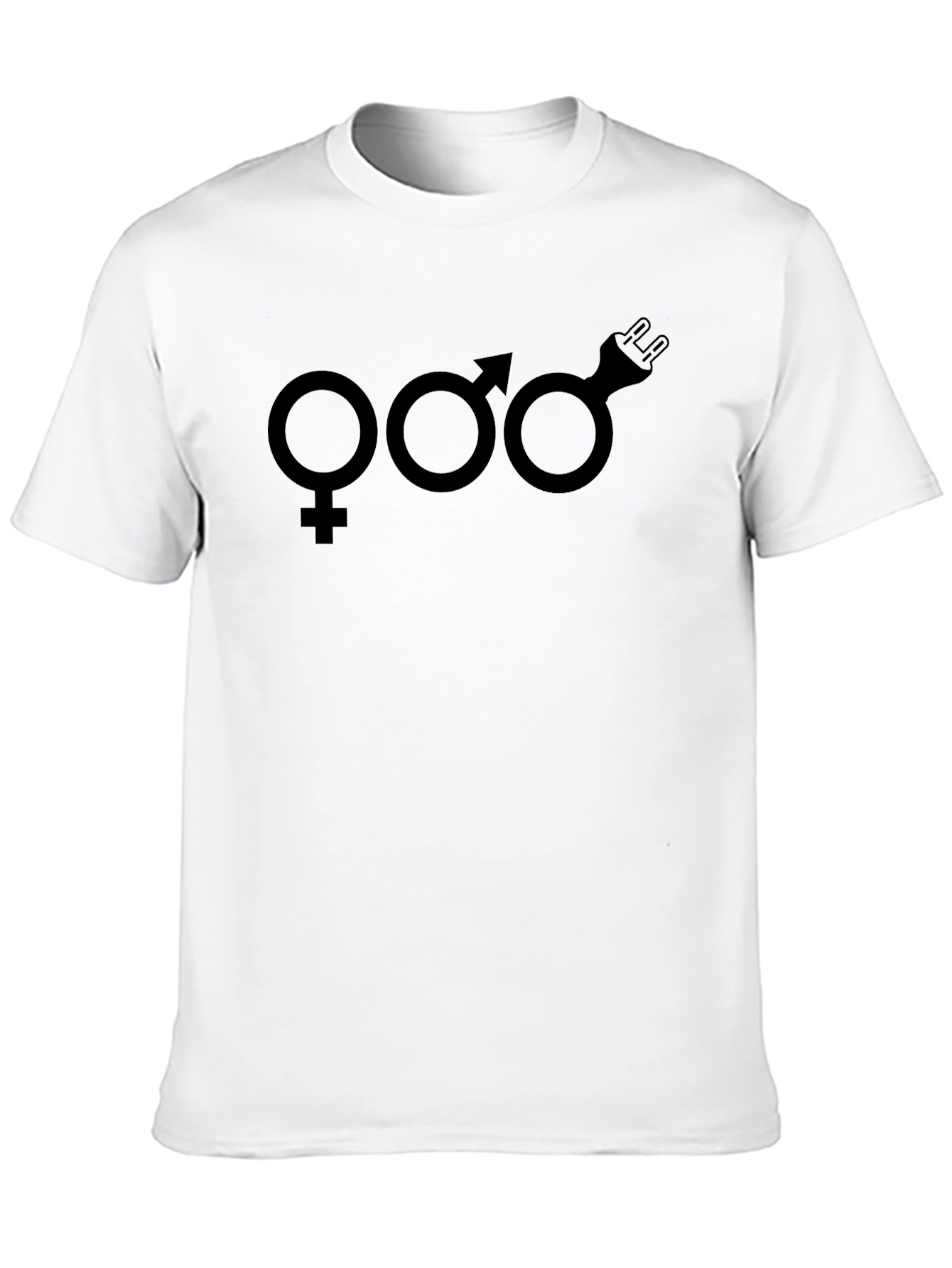 Black Gender & Energy T-Shirt - Dark Humor Tee view 10