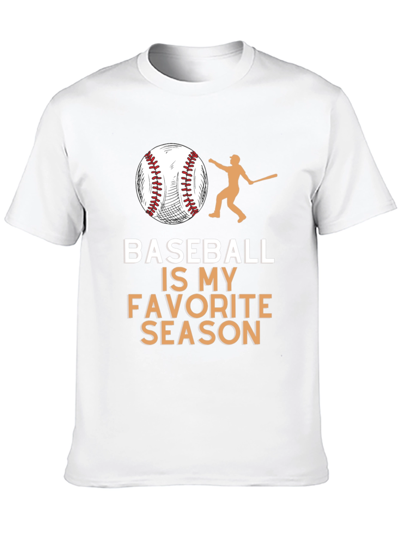 Black Baseball is My Favorite Season Black T-Shirt view 10