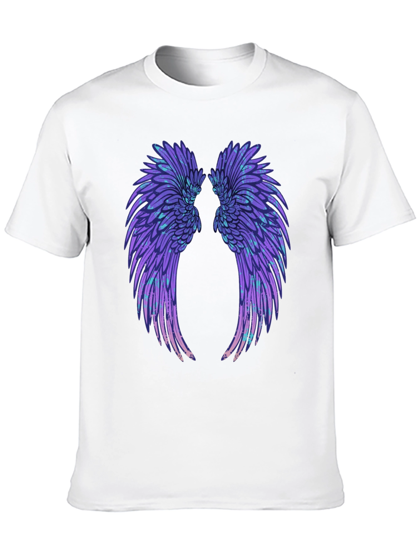 Black Wings Graphic Tee - Black Cotton T-Shirt view 10
