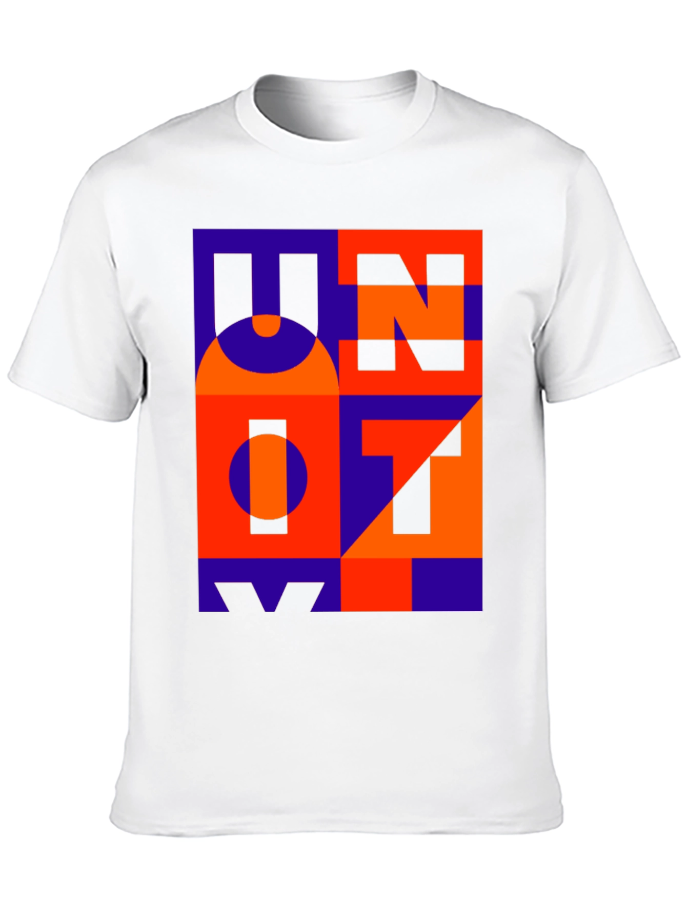 Black Abstract Geometric T-Shirt view 10