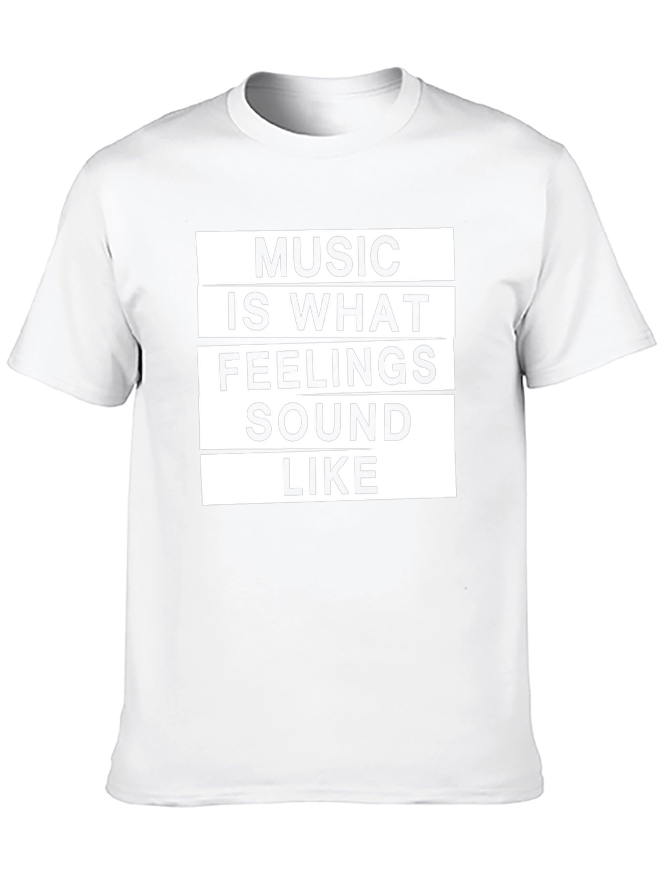 Black Music is What Feelings Sound Like Graphic T-Shirt view 10