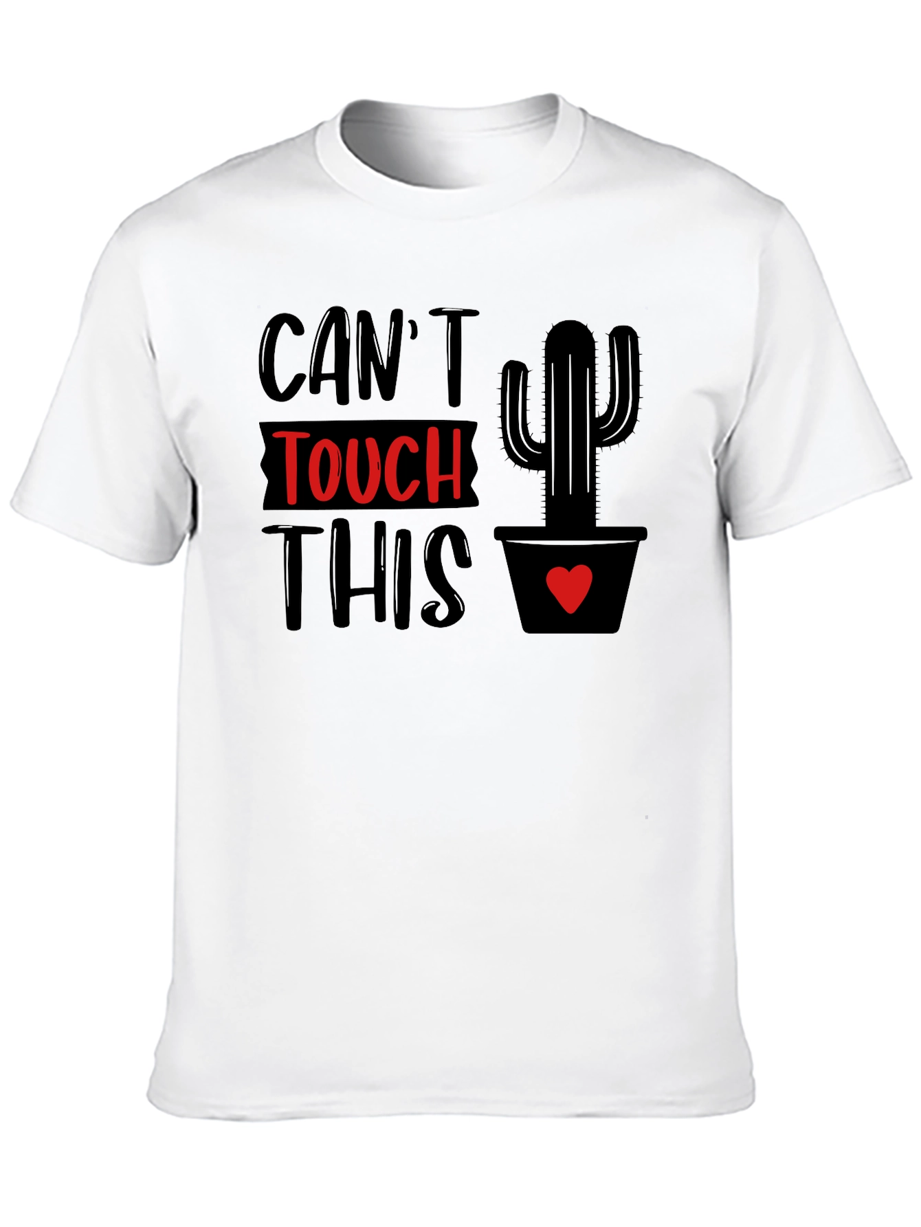 Black Can't Touch This Cactus Graphic Tee view 10