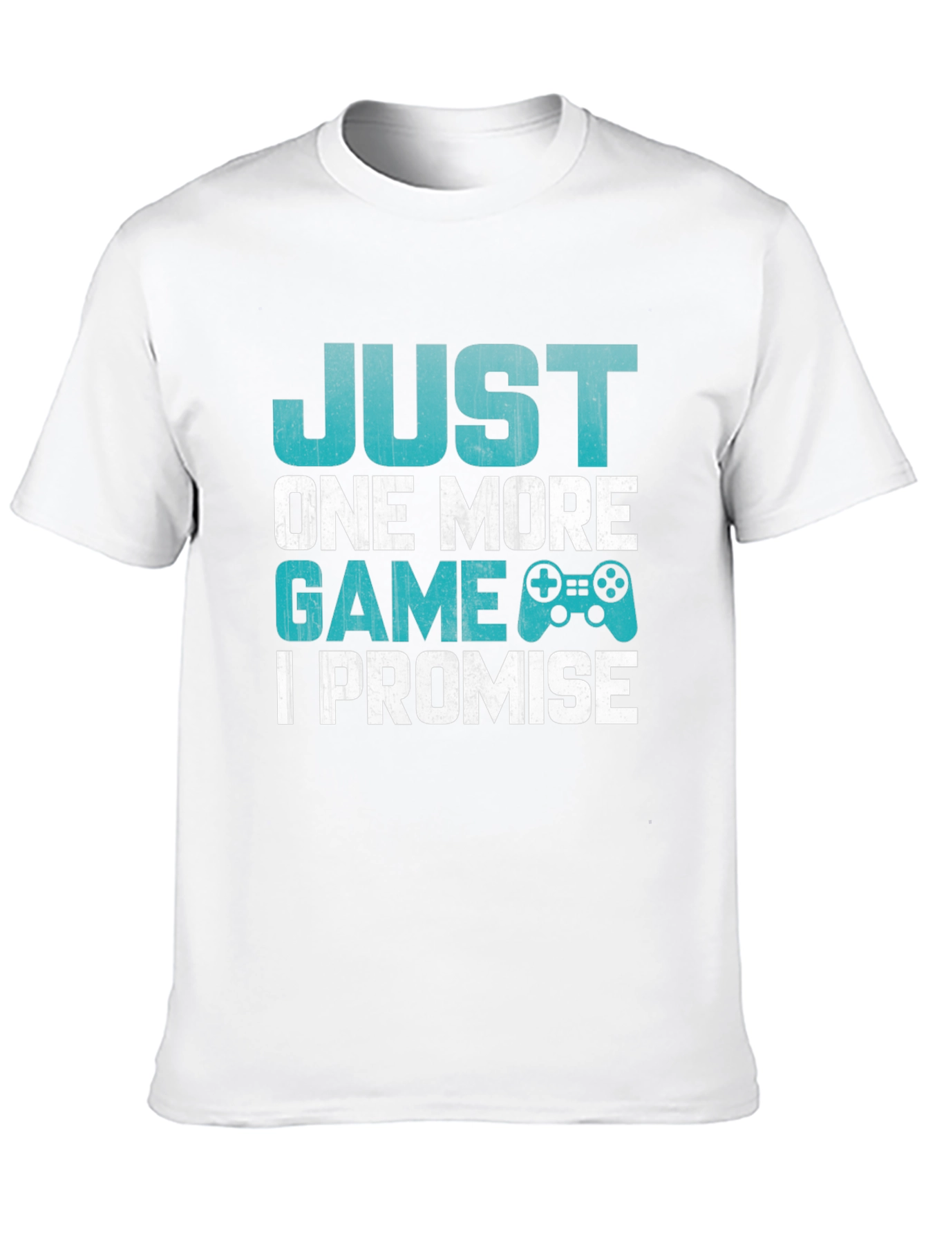 Black Just One More Game T-Shirt view 10