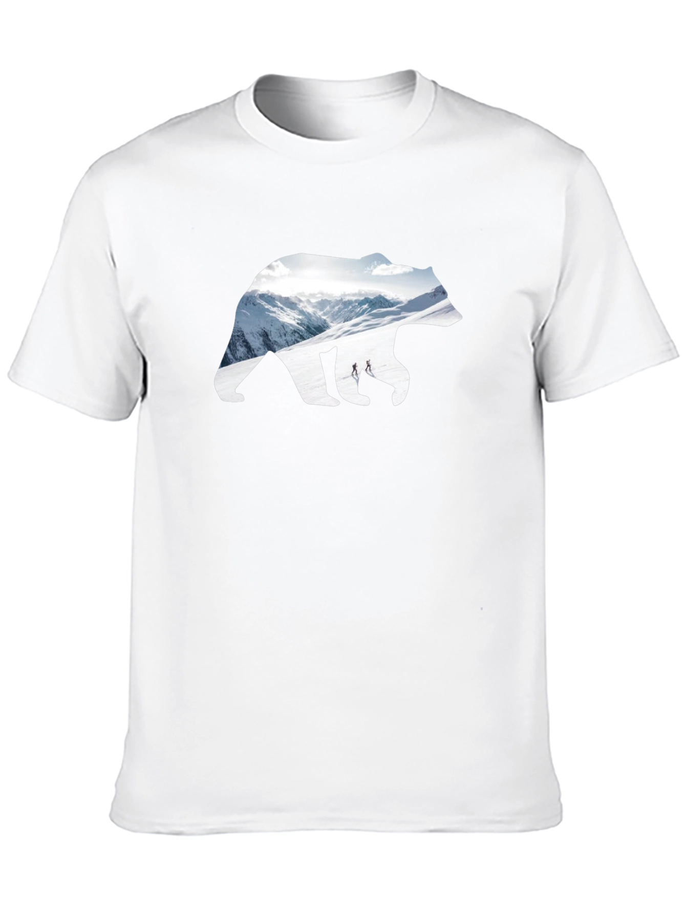 Black Bear Mountain Graphic Tee - Black Cotton Blend view 10