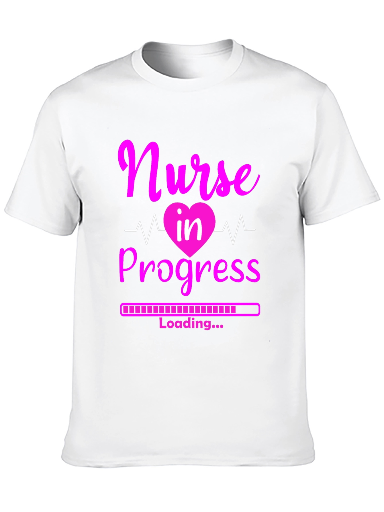 Black Nurse in Progress T-Shirt - Future Healthcare Hero view 10
