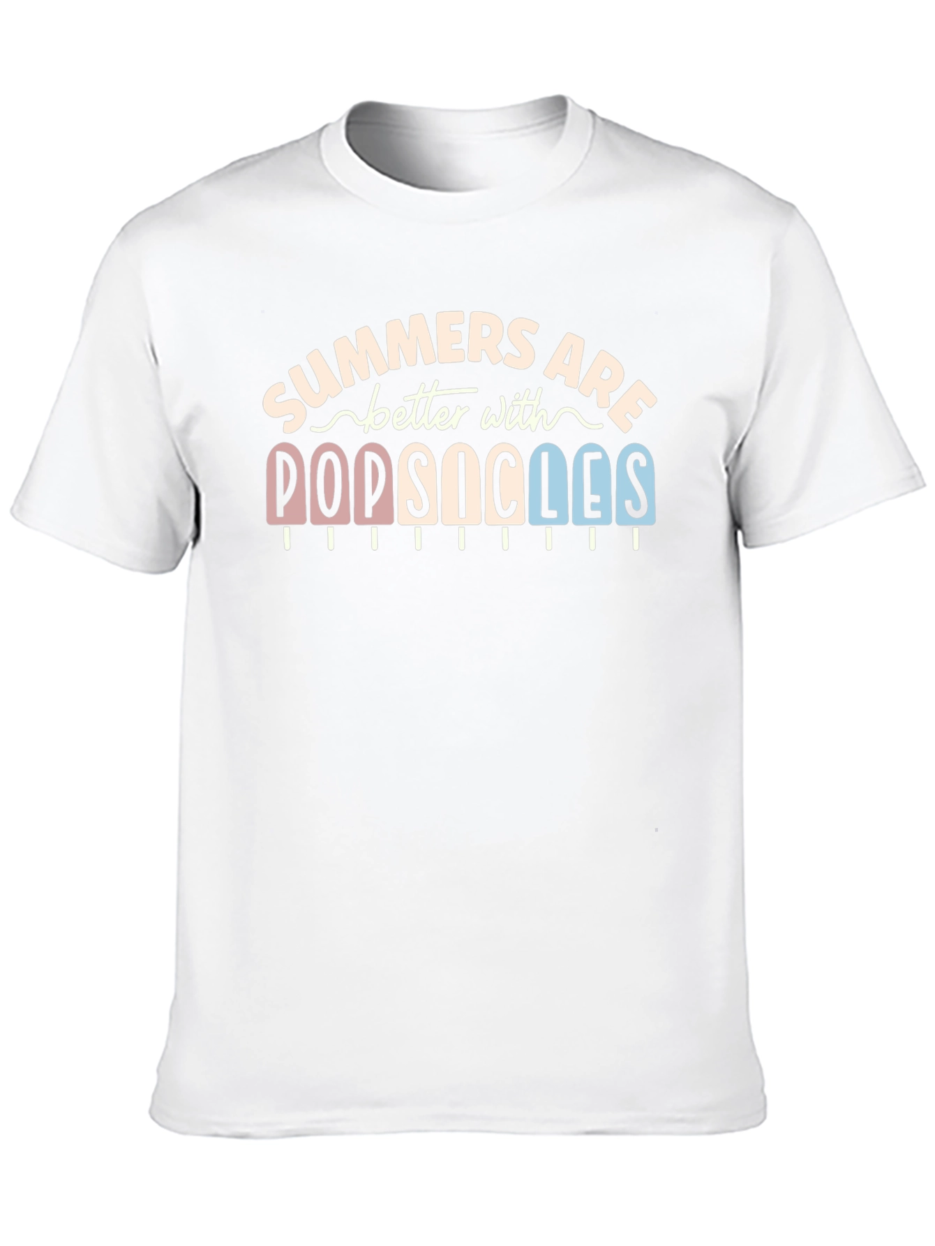 Black Summers are Better with Popsicles Graphic Tee view 10