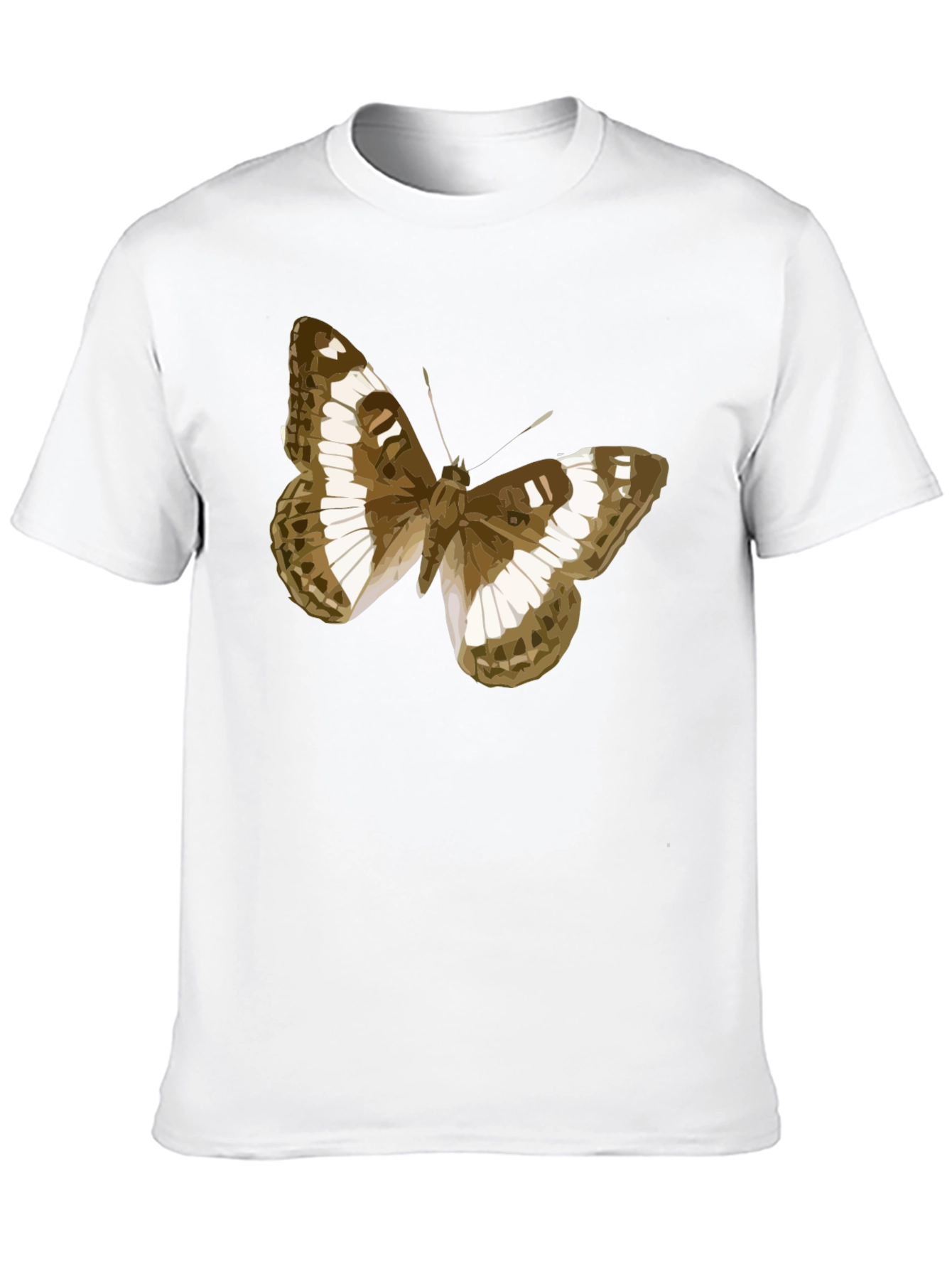 Black Butterfly Graphic Tee - Classic Black Cotton T-Shirt view 10
