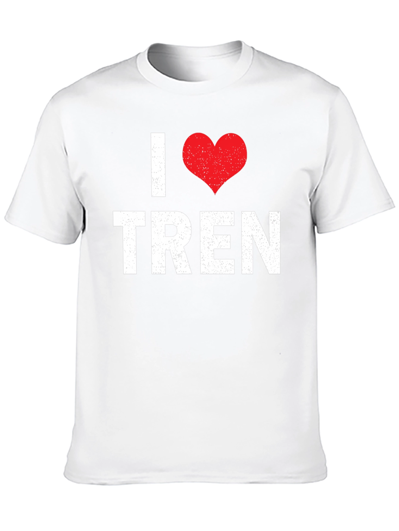 Black I Love Tren Graphic T-Shirt view 10