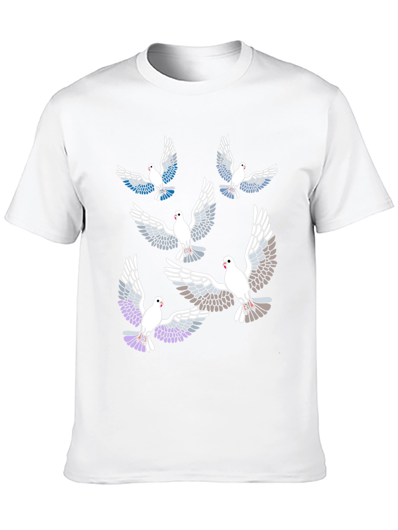Black Dove Print T-Shirt view 10