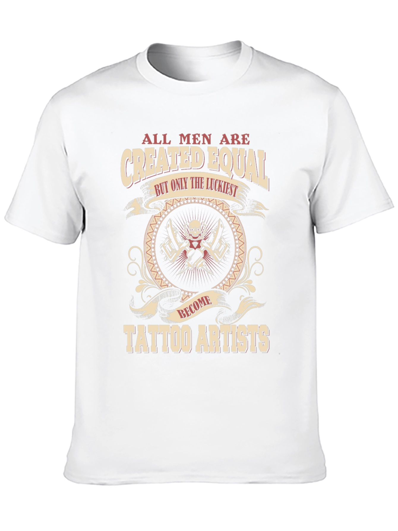 Black Tattoo Artist Graphic Tee - All Men Created Equal view 10