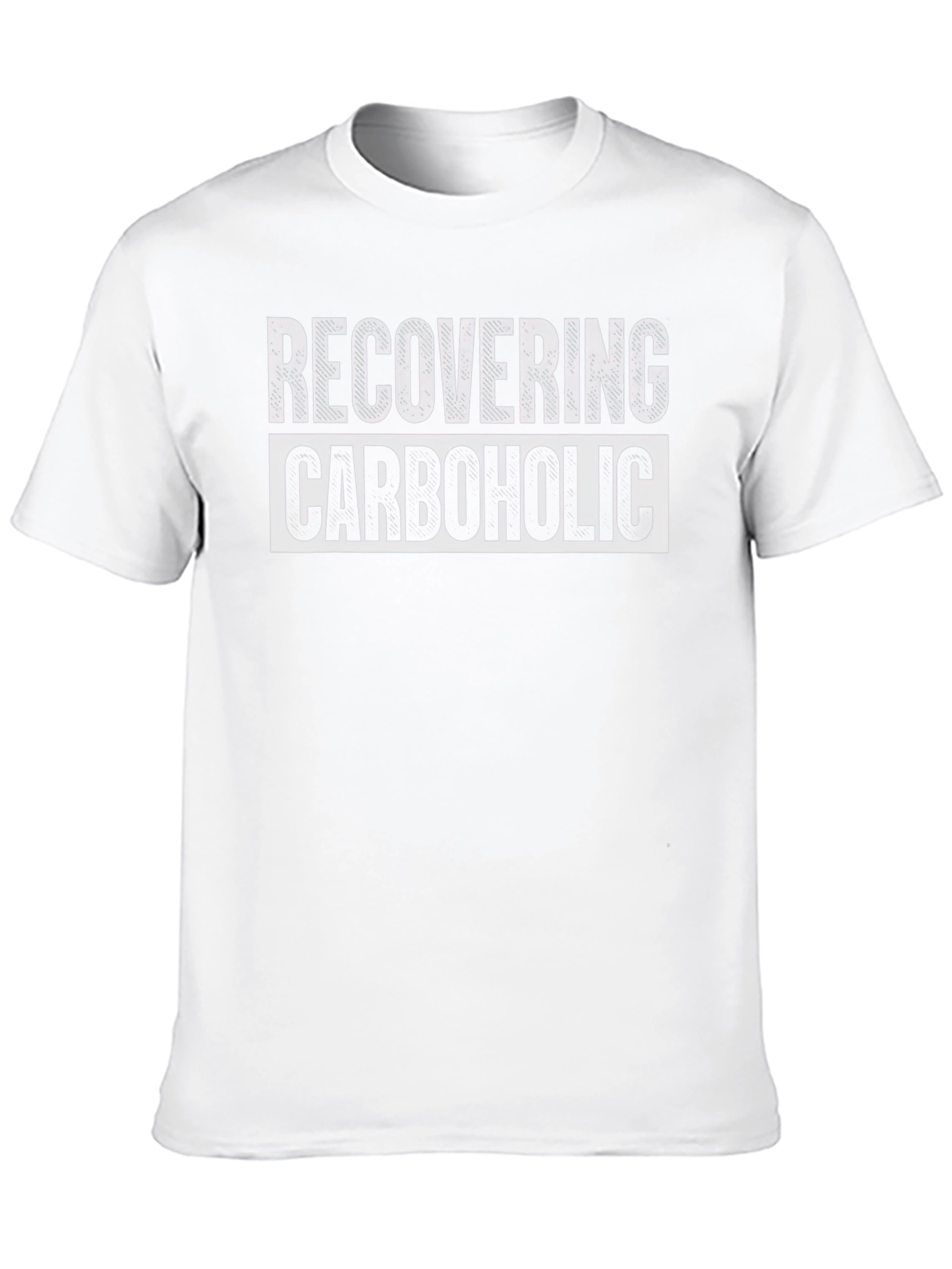 Black Recovering Carboholic Graphic Tee - Unisex view 10