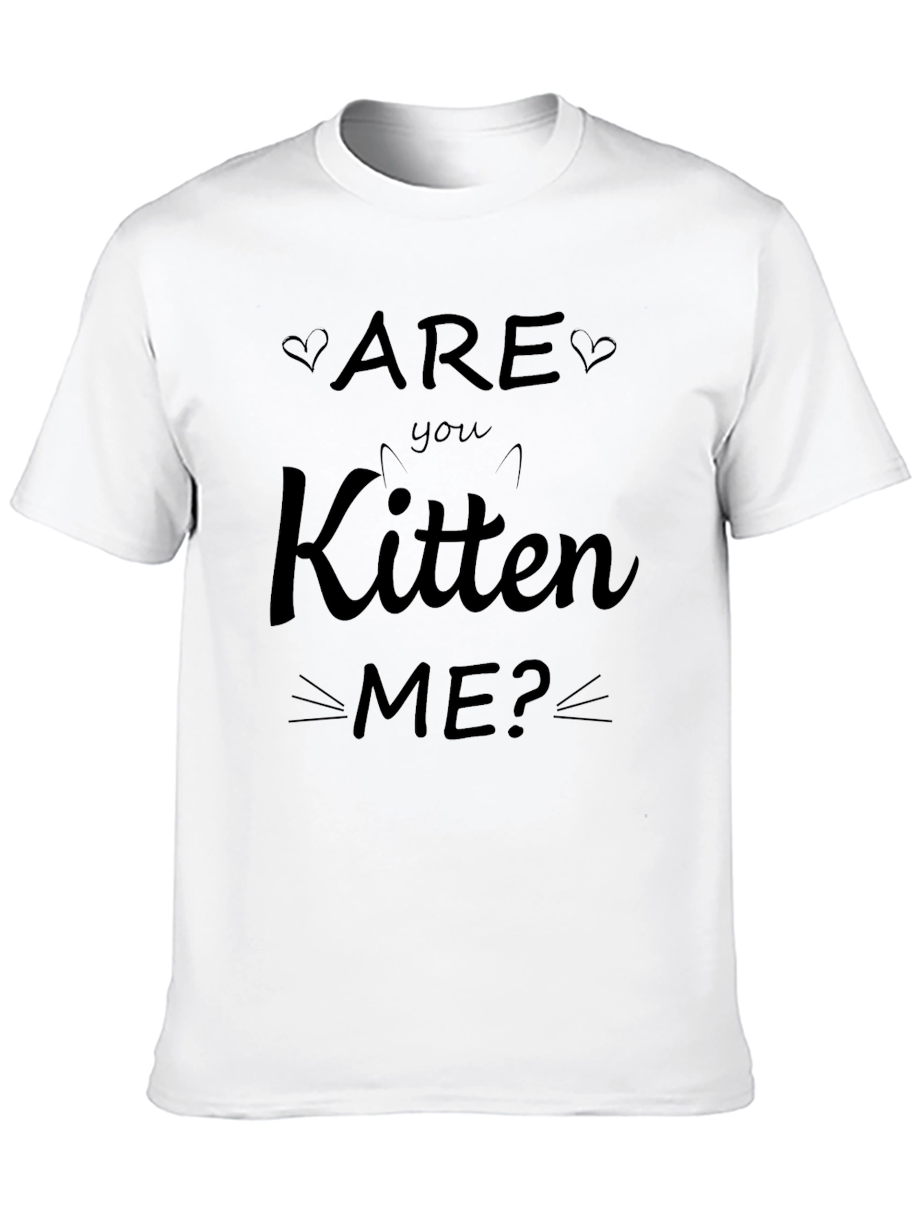 Black Are You Kitten Me? Graphic Tee - Soft Cotton Blend view 10