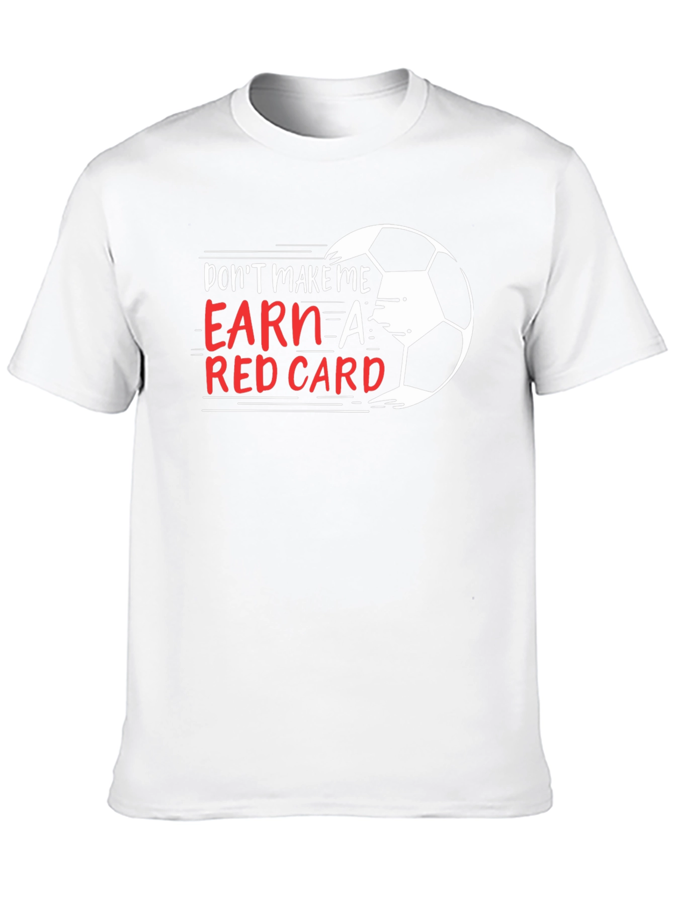 Black Don't Make Me Earn a Red Card T-Shirt view 10
