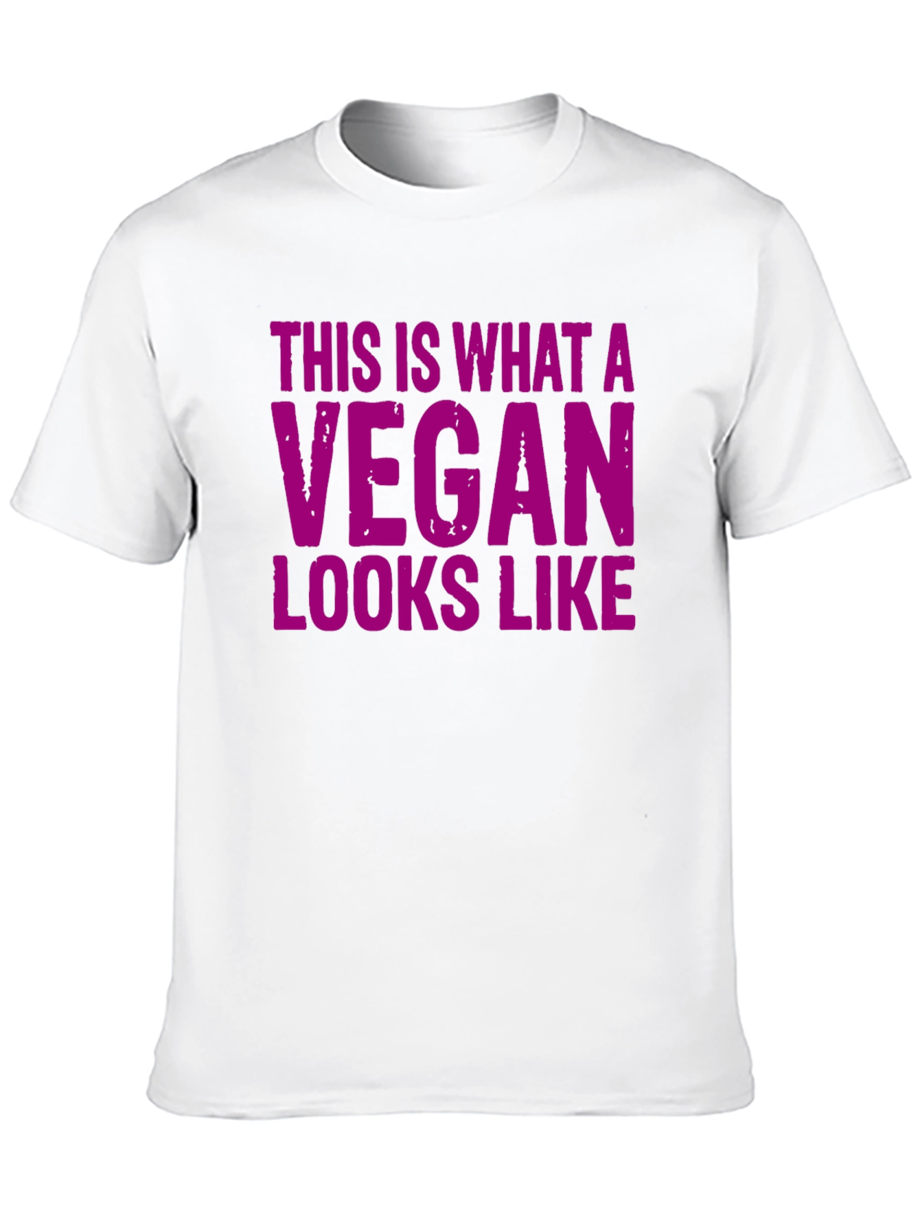 Black Vegan Statement T-Shirt - This is What a Vegan Looks Like view 10
