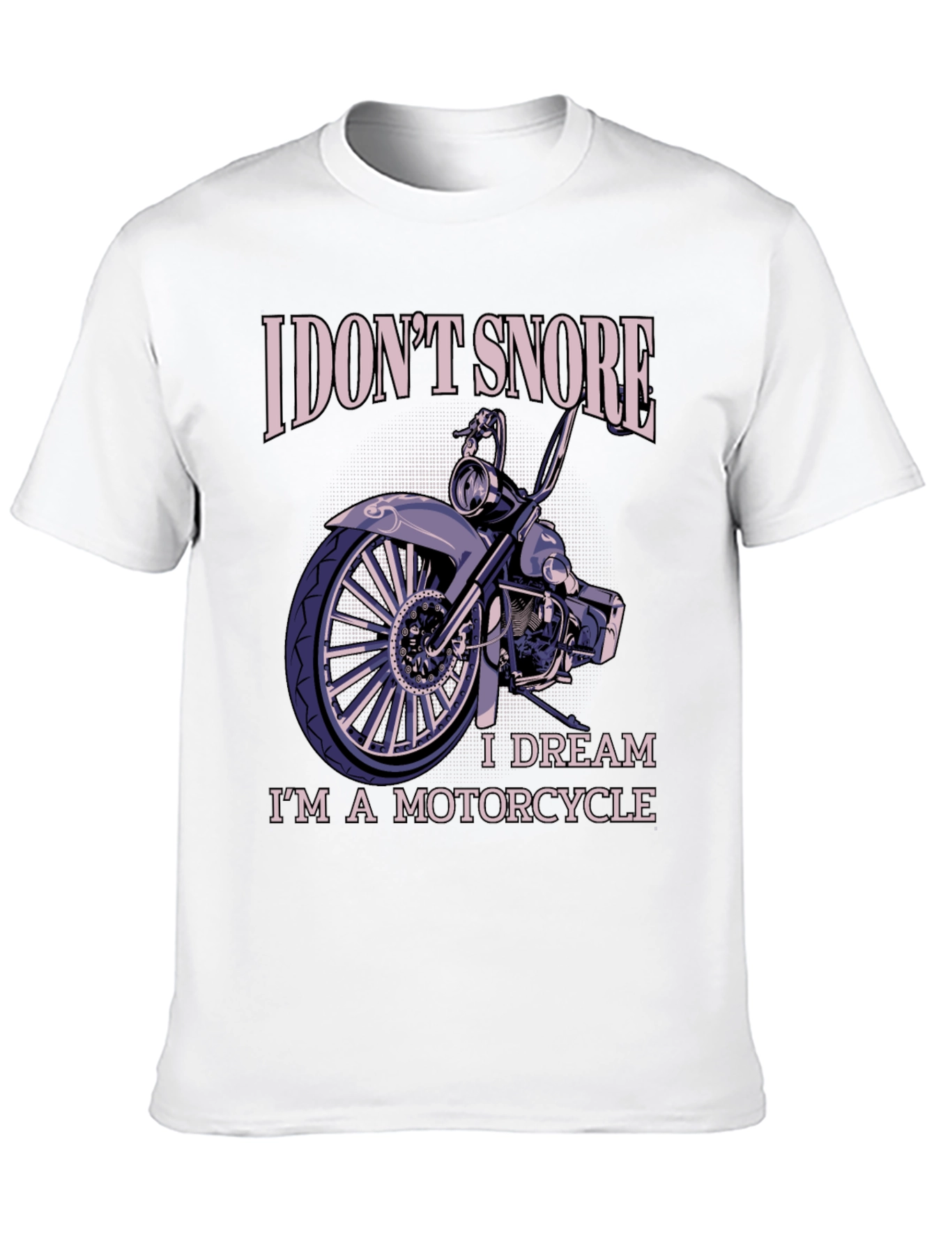 Black I Dream I'm a Motorcycle Black Graphic Tee view 10