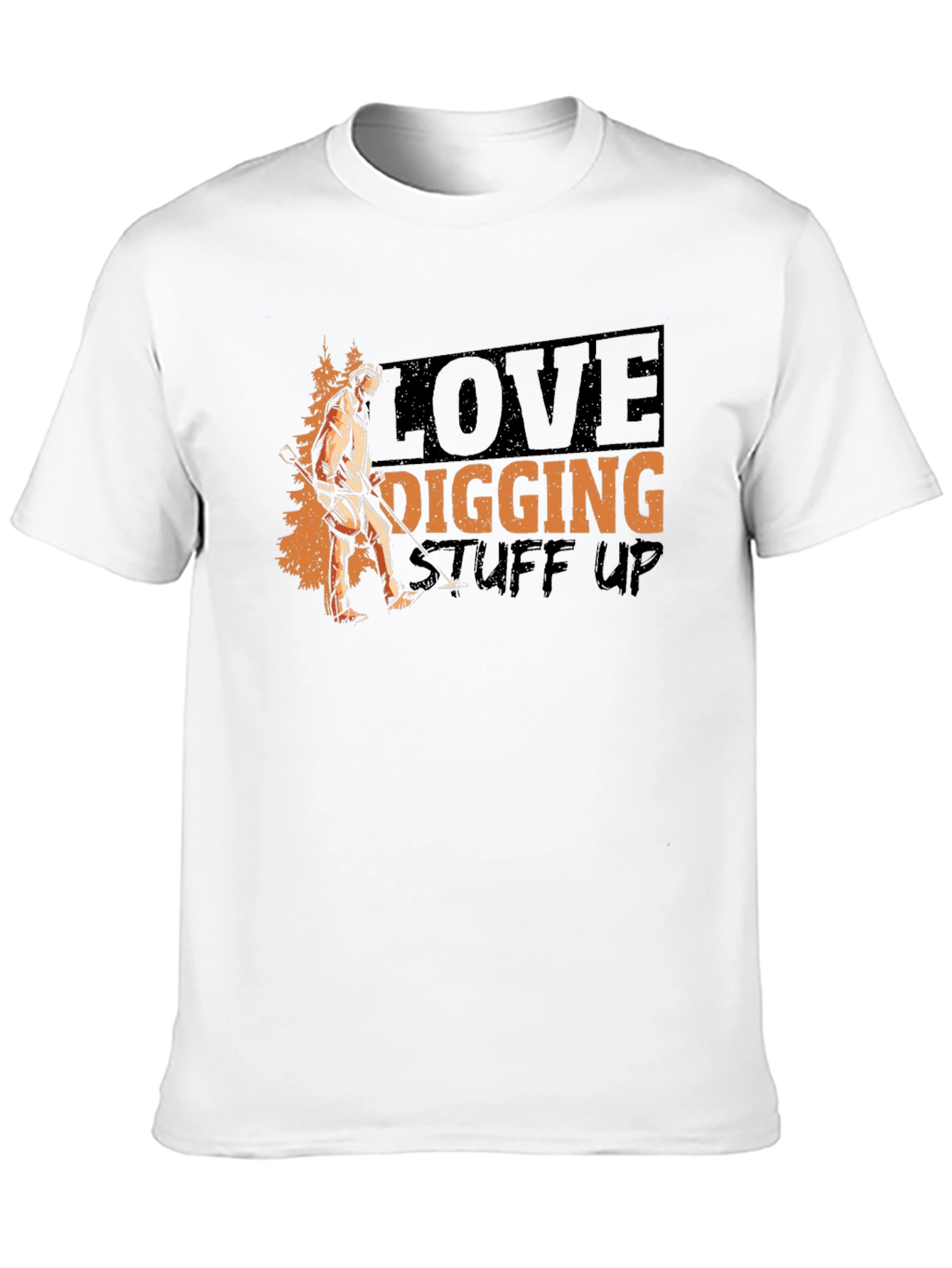 Black Love Digging Stuff Up T-Shirt view 10