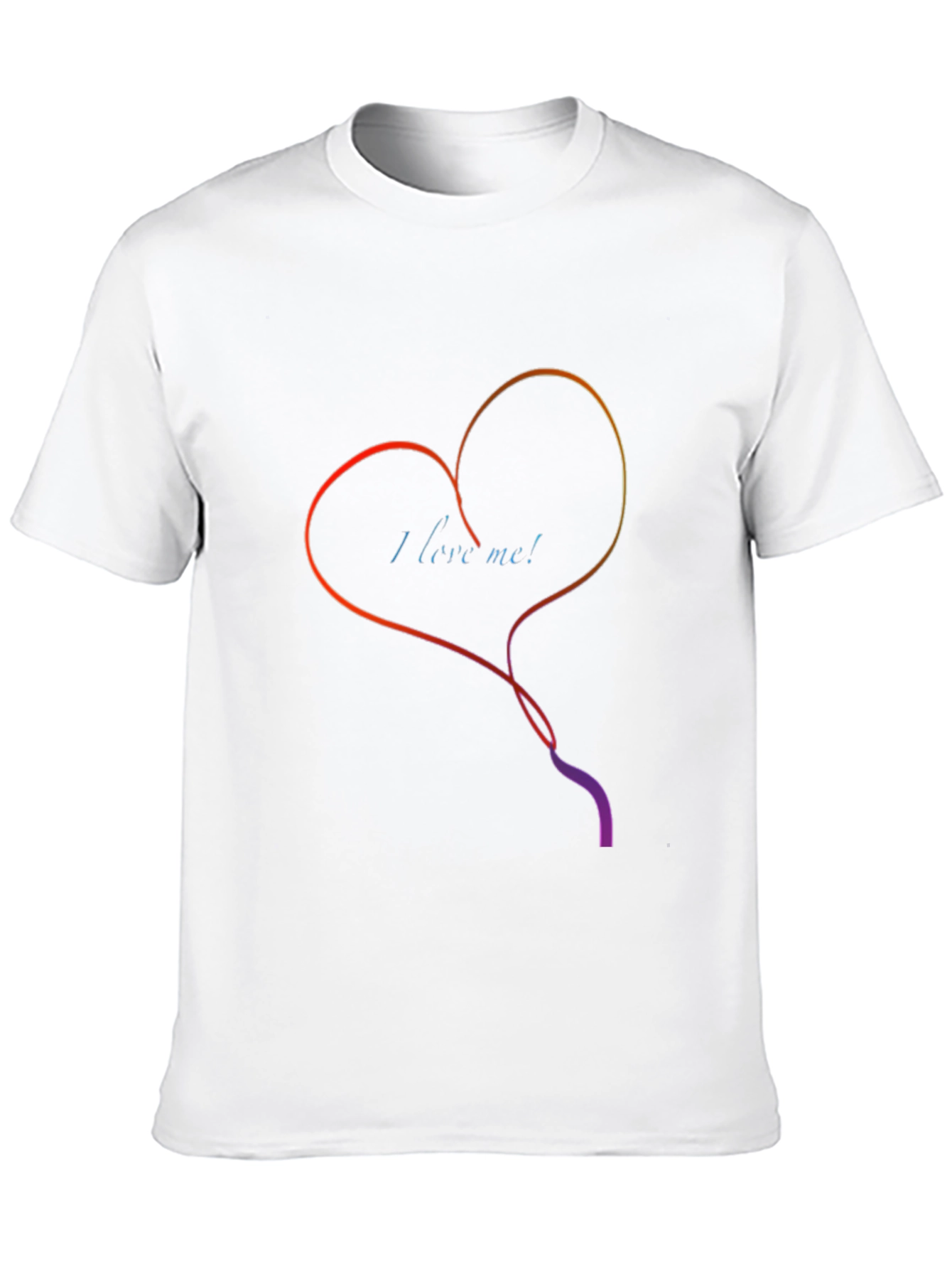 Black I Love Me Heart Graphic Tee - Stylish Black T-Shirt view 10