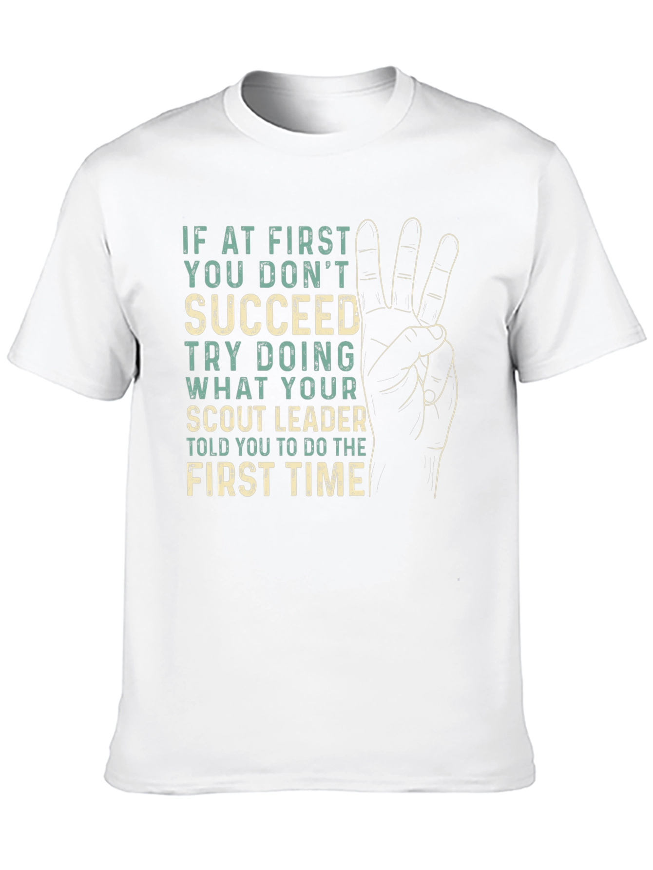Black Scout Leader Advice Graphic T-Shirt view 10