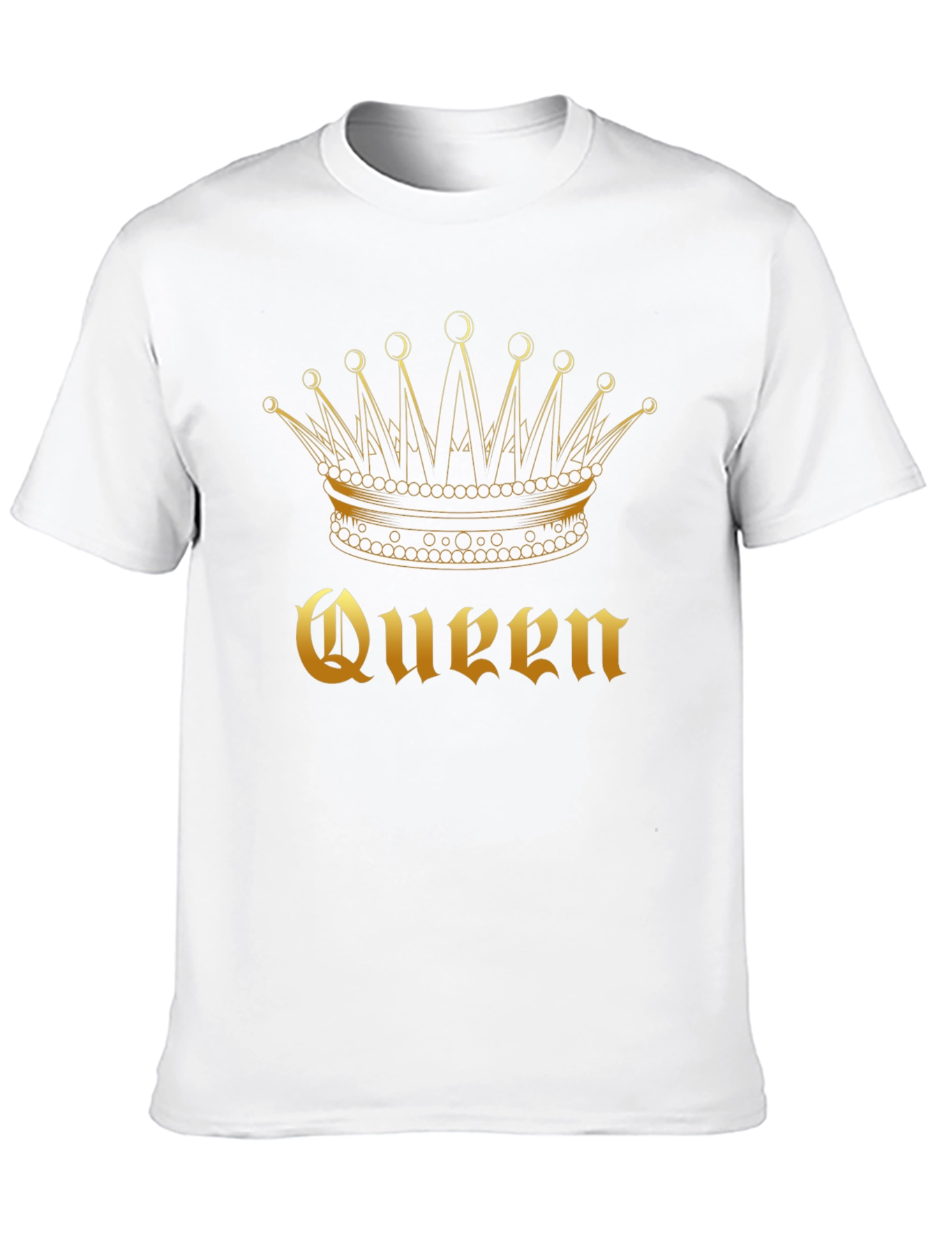 Black Queen Crown Graphic Black T-Shirt view 10
