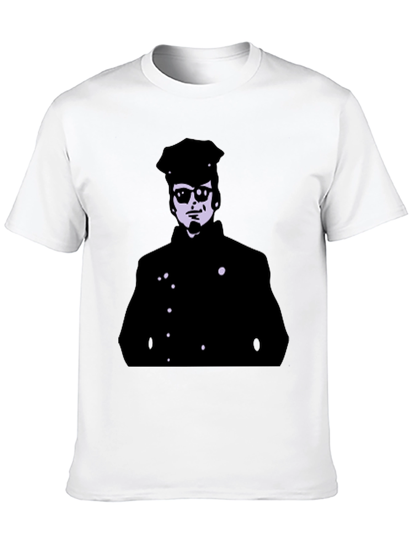 Black Cool Silhouette Graphic Black T-Shirt view 10