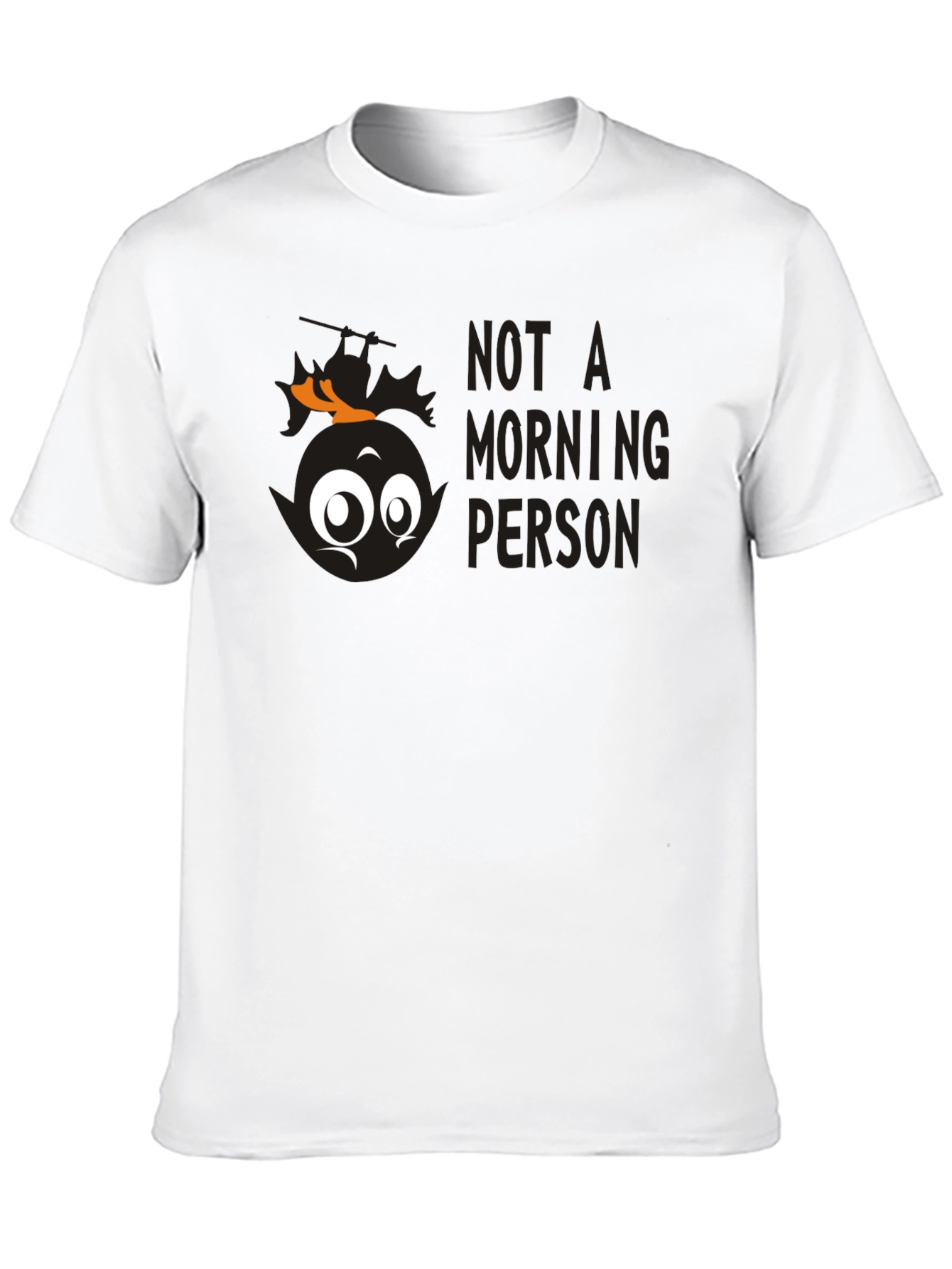 Black Not A Morning Person T-Shirt - Black view 10