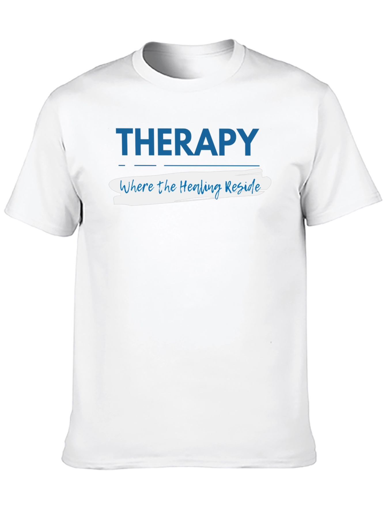 Black Therapy Where the Healing Reside T-Shirt view 10
