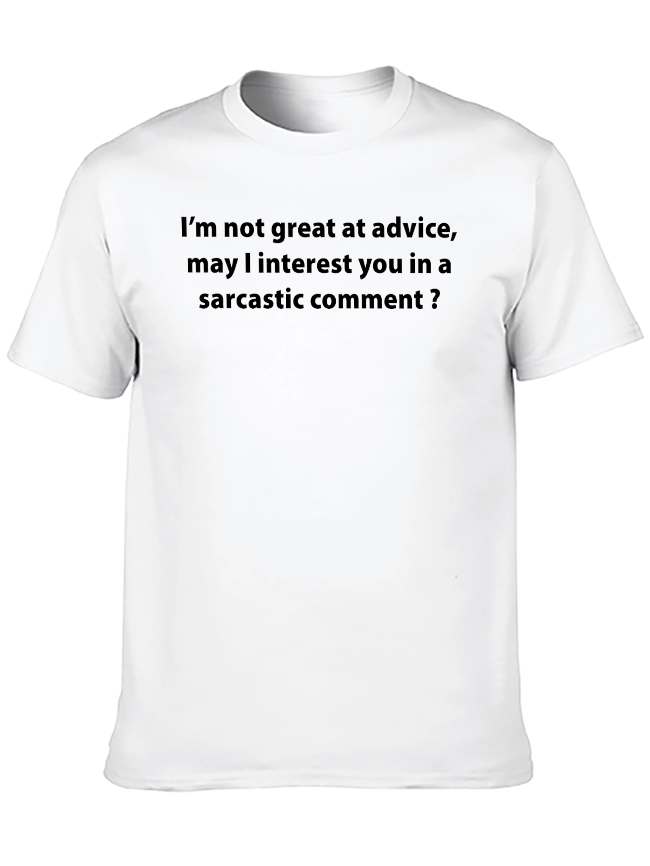 Black Sarcastic Comment T-Shirt - Funny Graphic Tee view 10