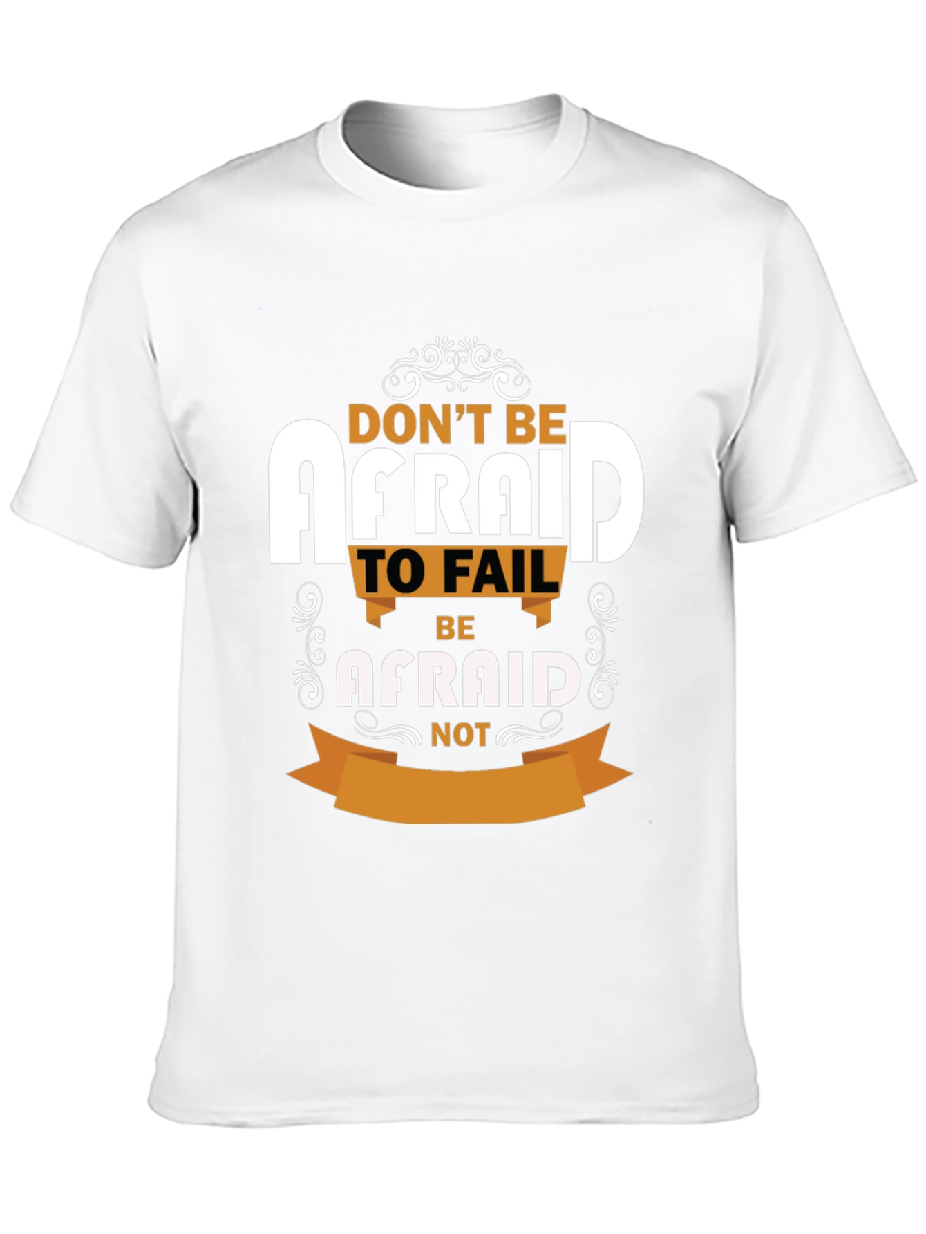 Black Inspirational T-Shirt - Don't Be Afraid view 10