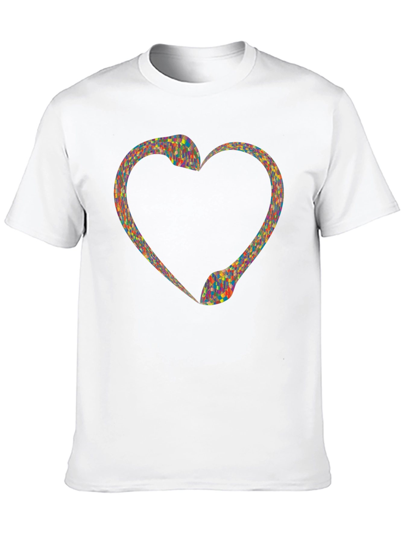 Black Heart Snakes T-Shirt - Black view 10