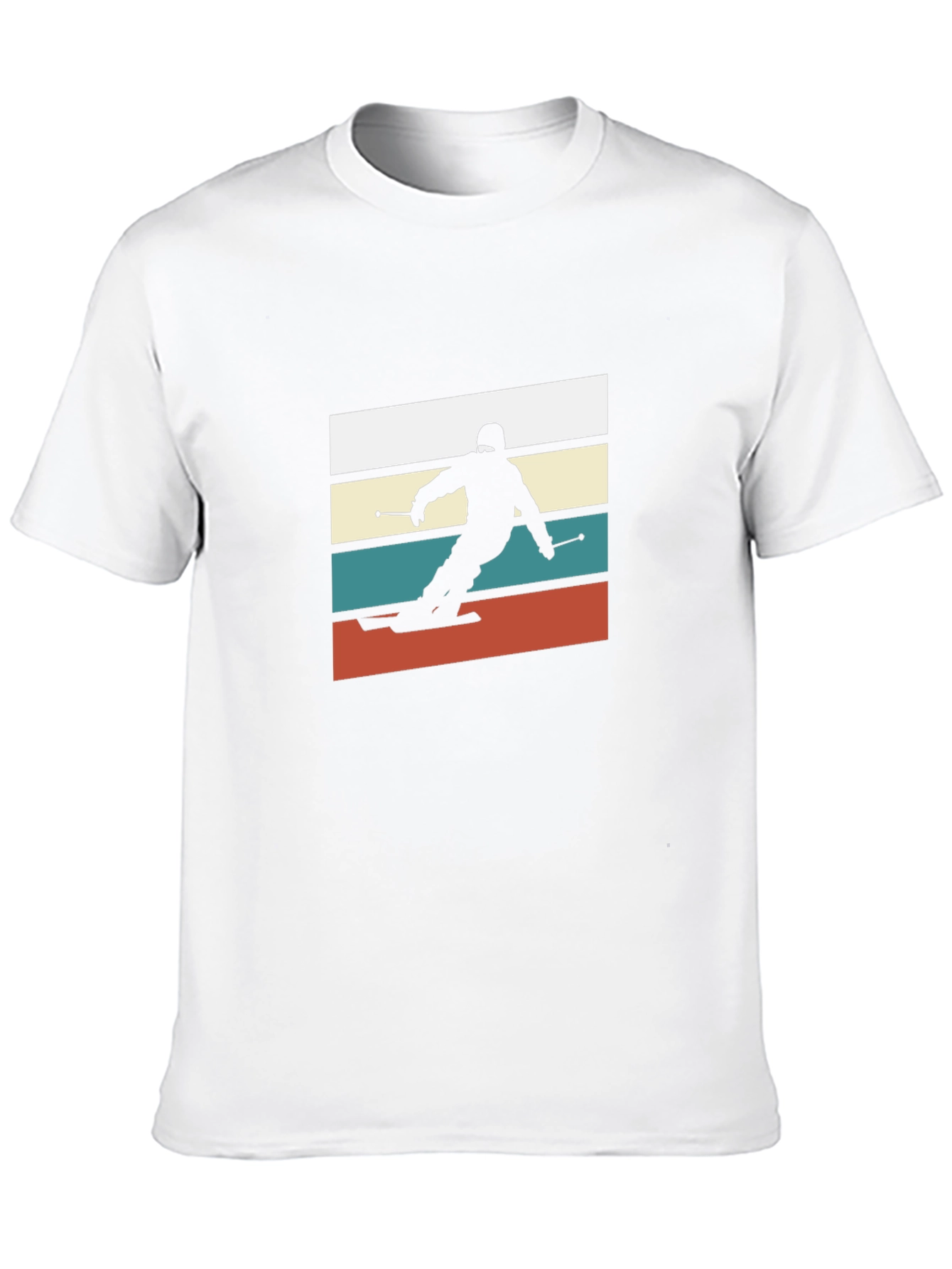 Black Retro Ski T-Shirt - Black view 10