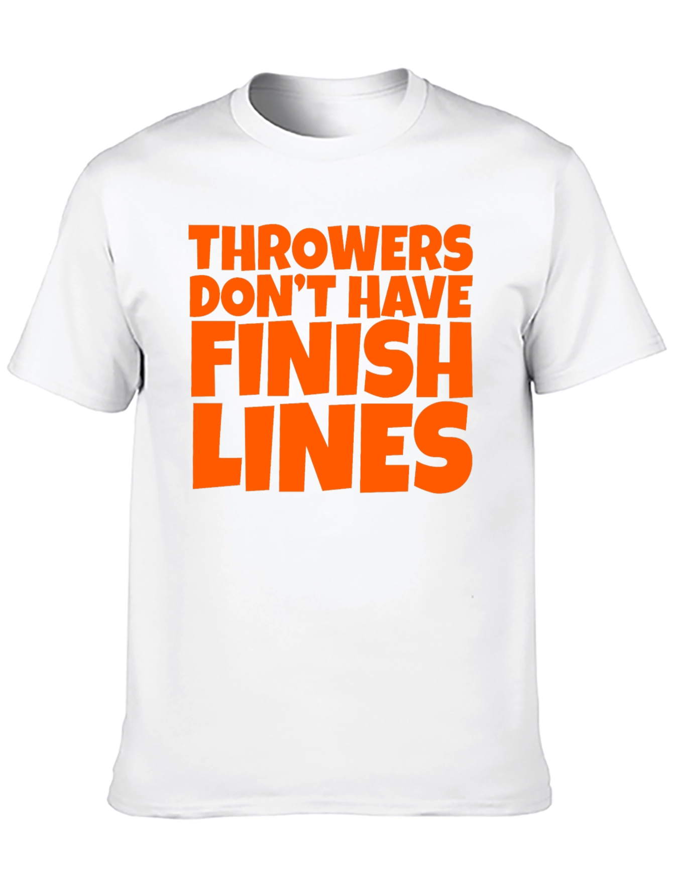 Black Throwers Don't Have Finish Lines T-Shirt view 10