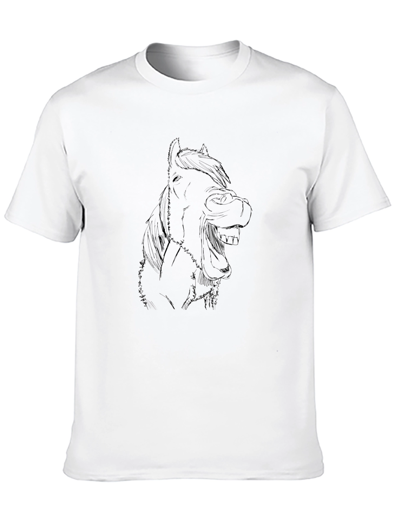 Black Black Horse Graphic Tee - Men's Crew Neck view 10