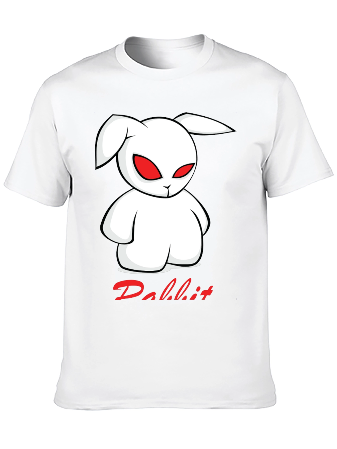 Black Rabbit Graphic Print T-Shirt view 10