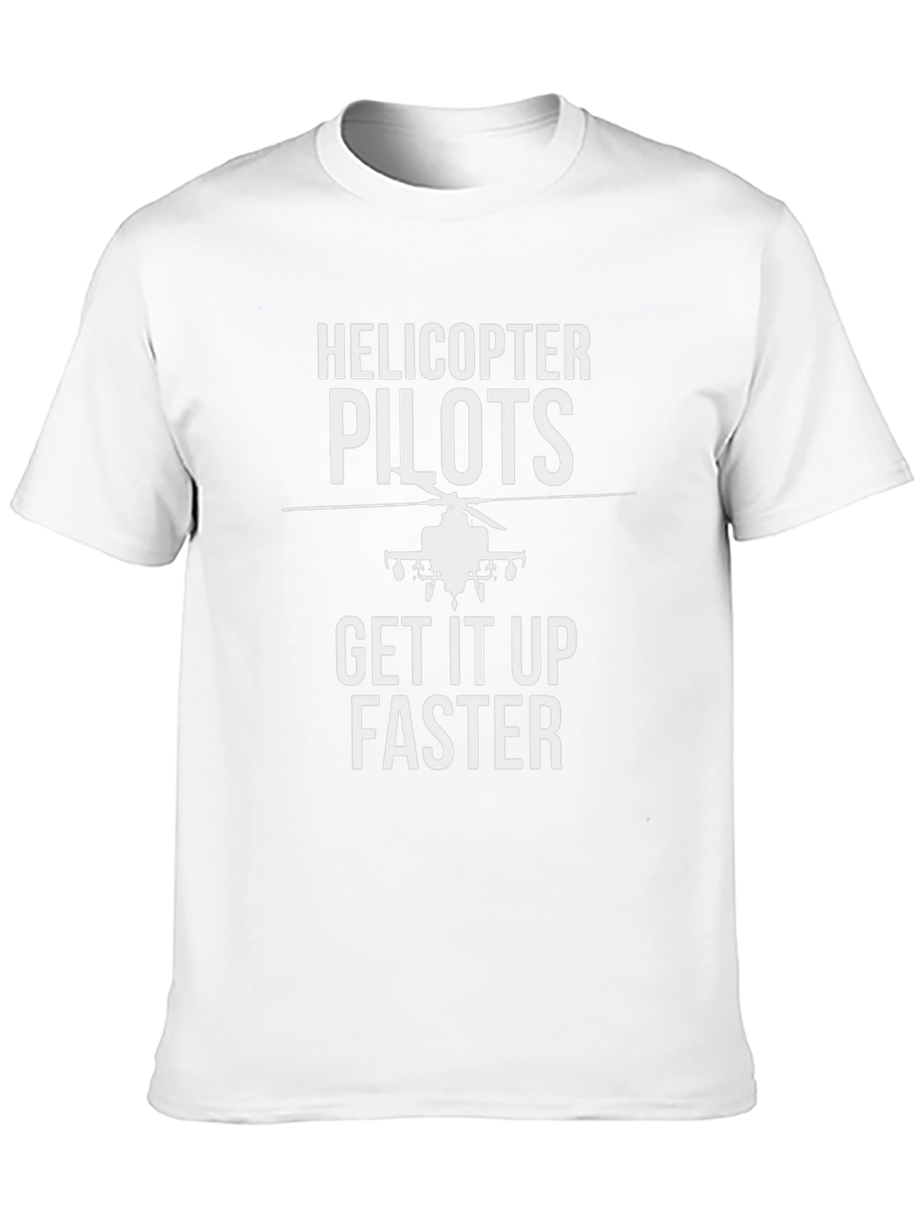 Black Helicopter Pilots T-Shirt - Get It Up Faster! view 10