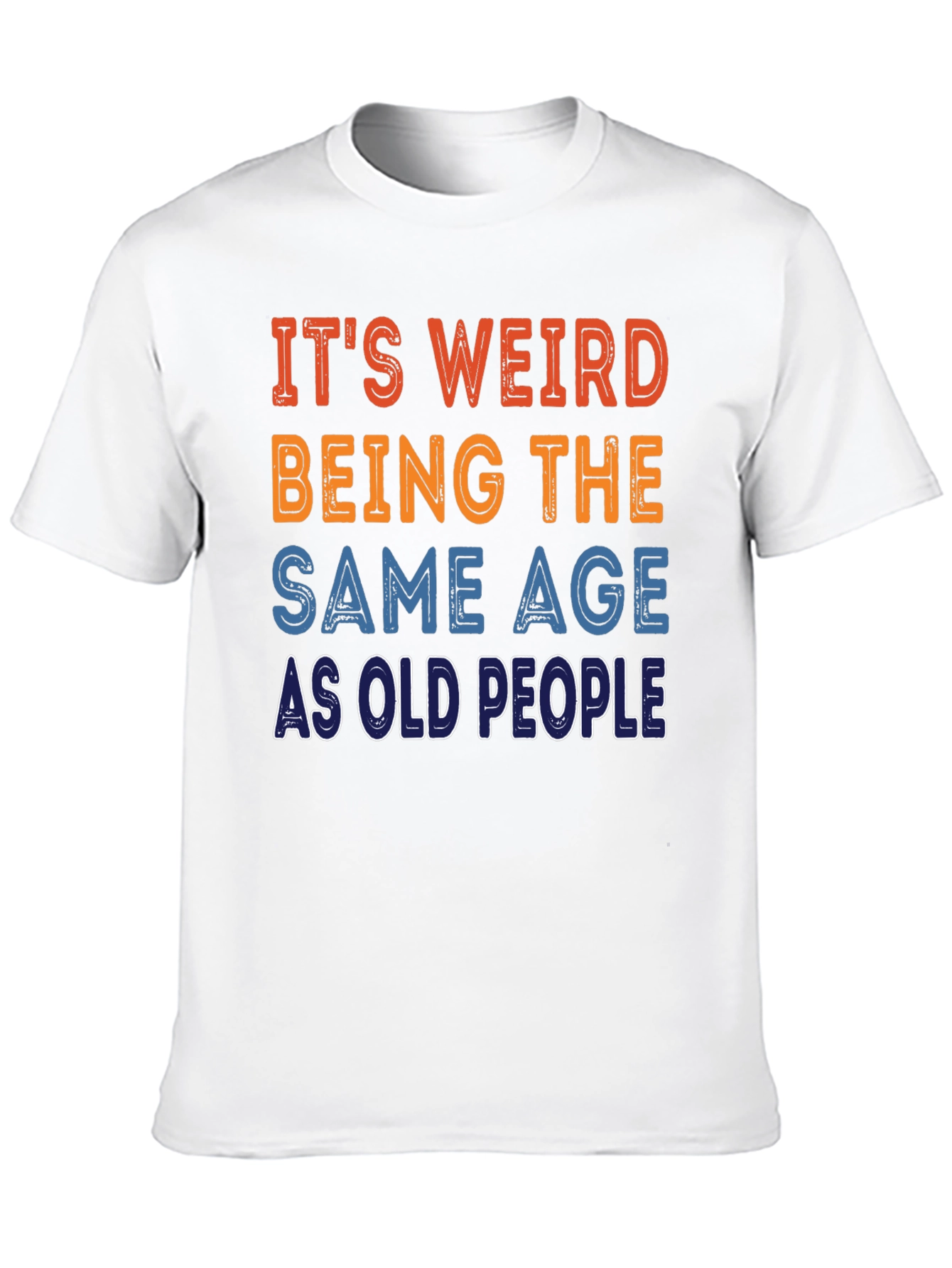 Black Funny Old People T-Shirt view 10