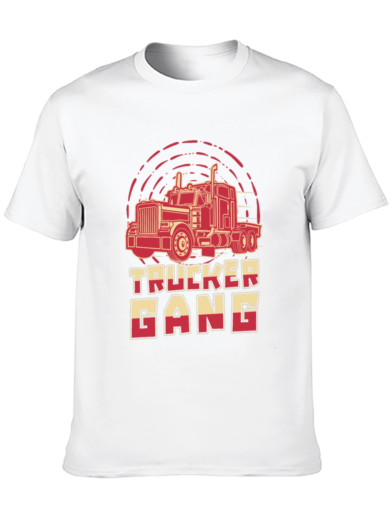 Trucker Gang Graphic Tee - Bold Truck Design - 10