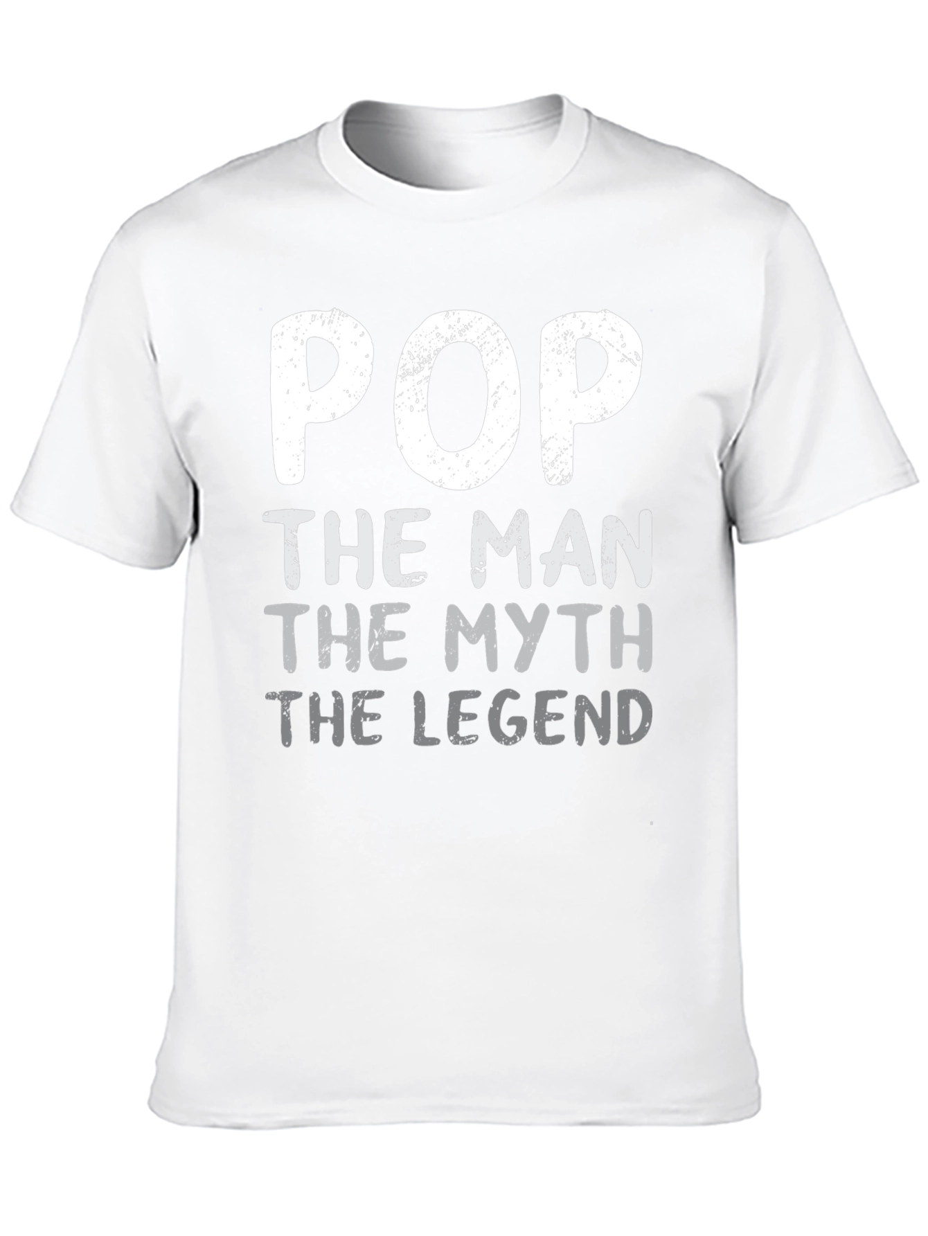 Black Pop The Man The Myth The Legend Black T-Shirt view 10