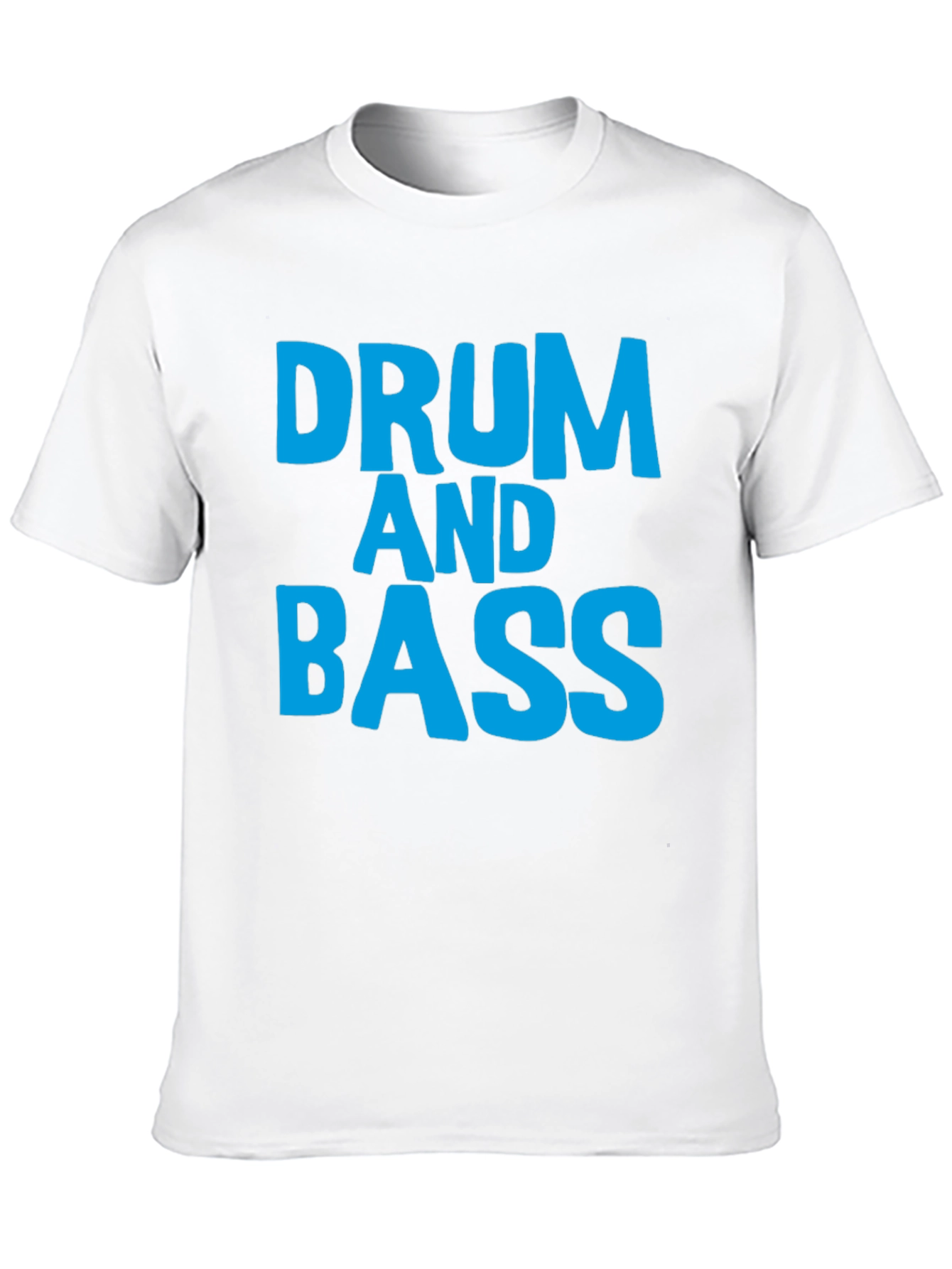 Black Drum and Bass T-Shirt Black Cotton Music Tee view 10