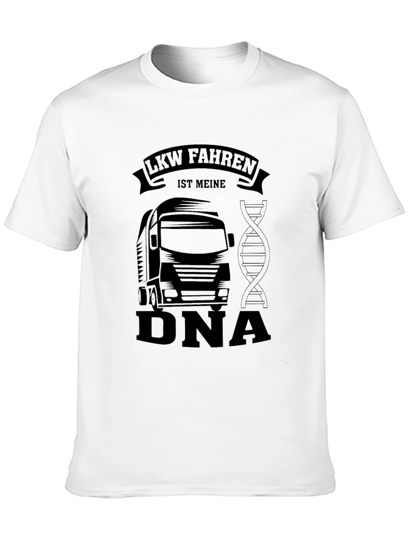 Black Trucker DNA Black T-Shirt view 10
