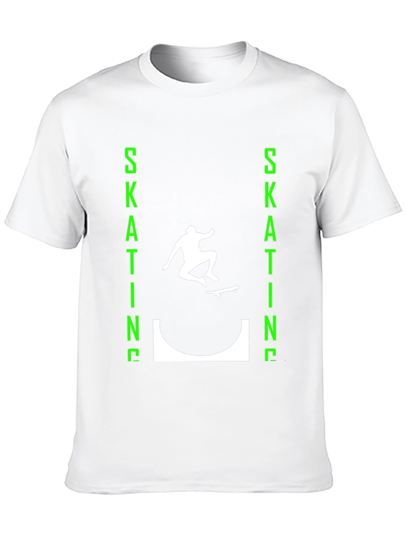 Black Skating T-Shirt - Cool Graphic Design view 10