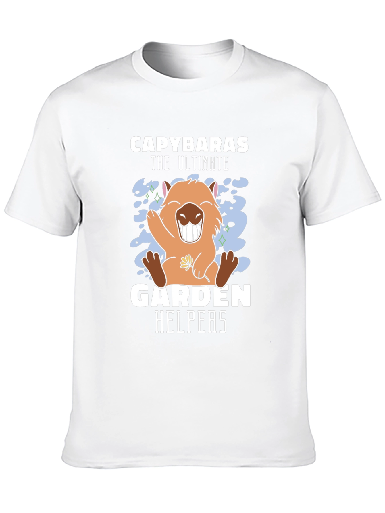 Black Capybara Garden Helpers Graphic Tee view 10
