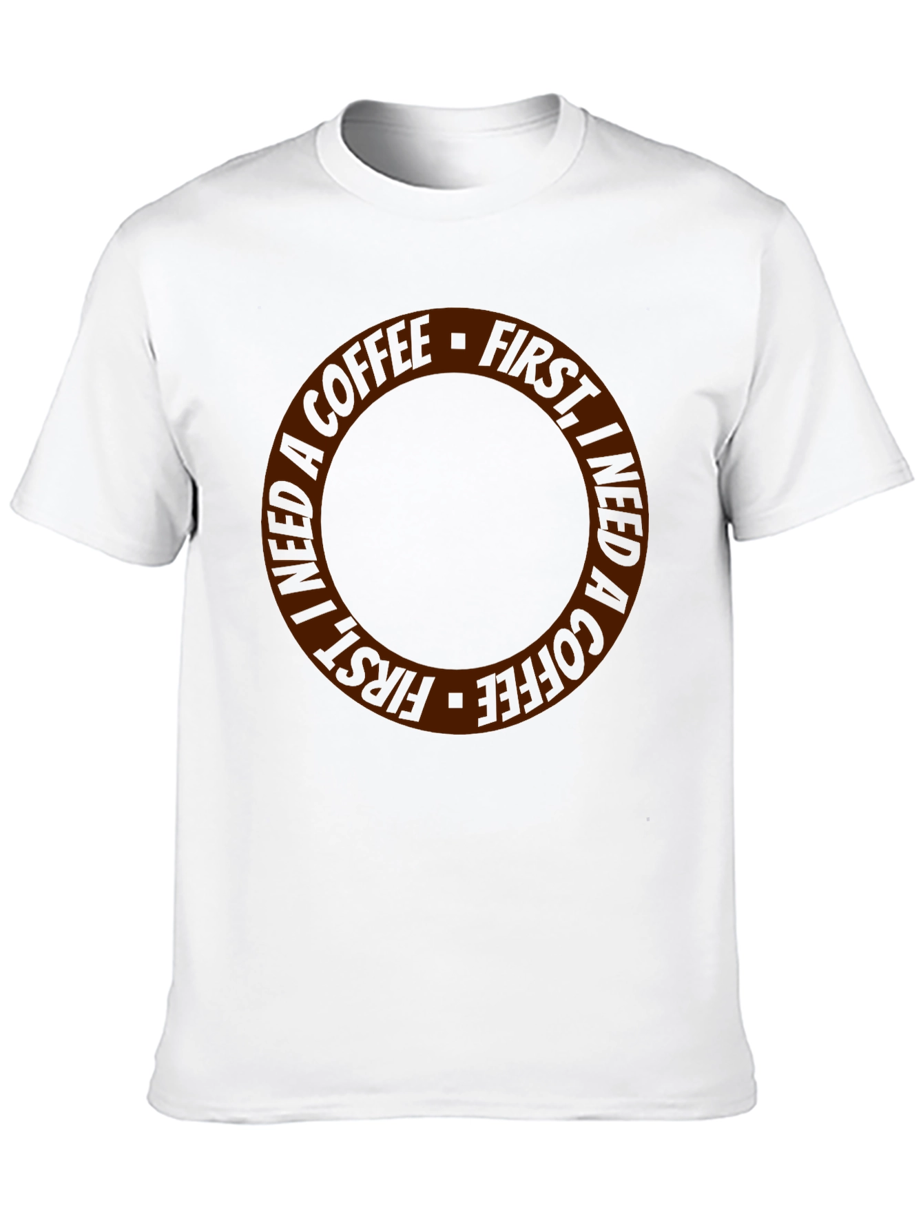 Black Coffee First Graphic Tee - Unisex Black T-Shirt view 10