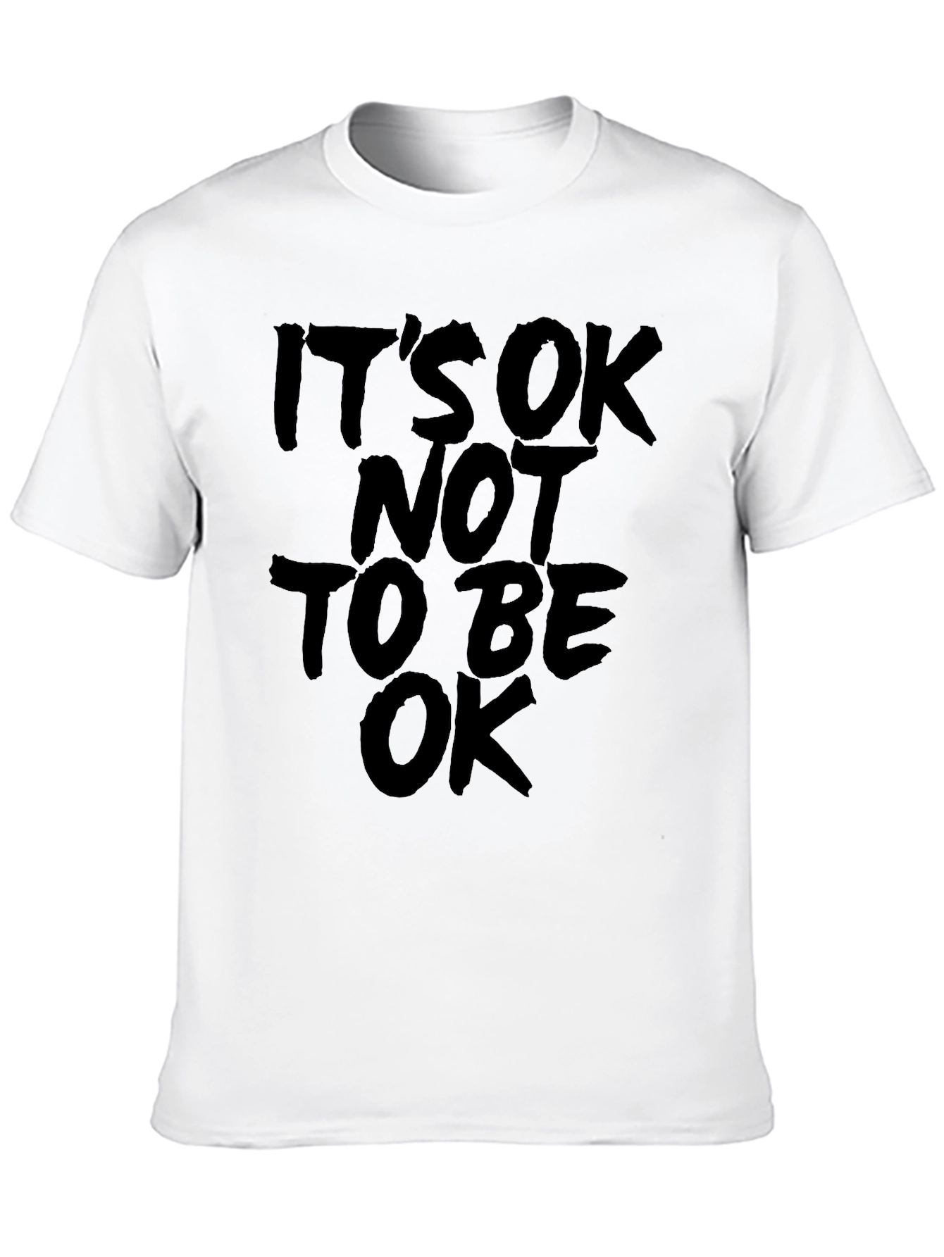 Black It's Ok Not To Be Ok Graphic Tee - Black view 10