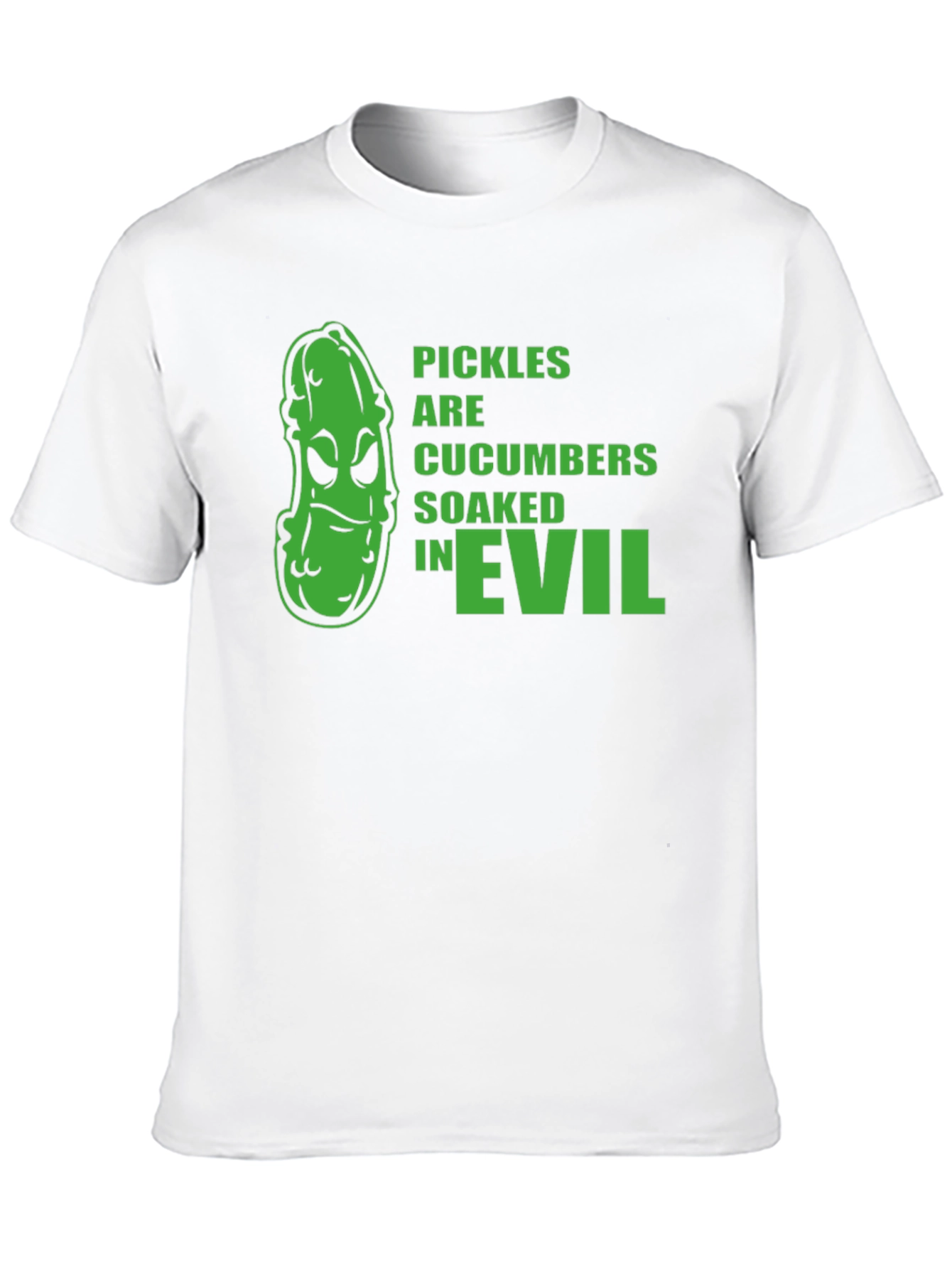 Black Pickles Are Cucumbers Soaked In Evil T-Shirt view 10