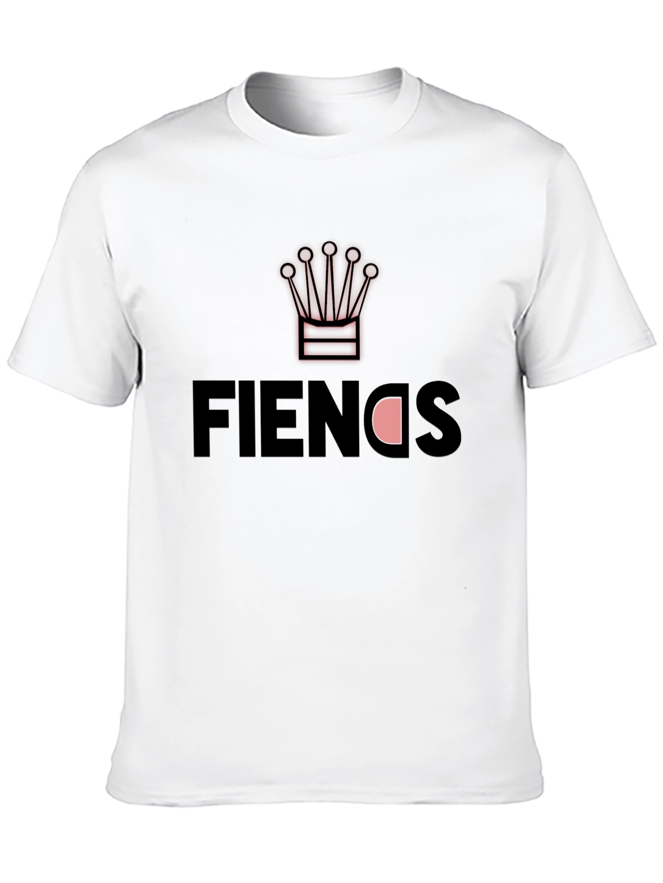 Black Fiends Graphic T-Shirt, Crown Logo view 10