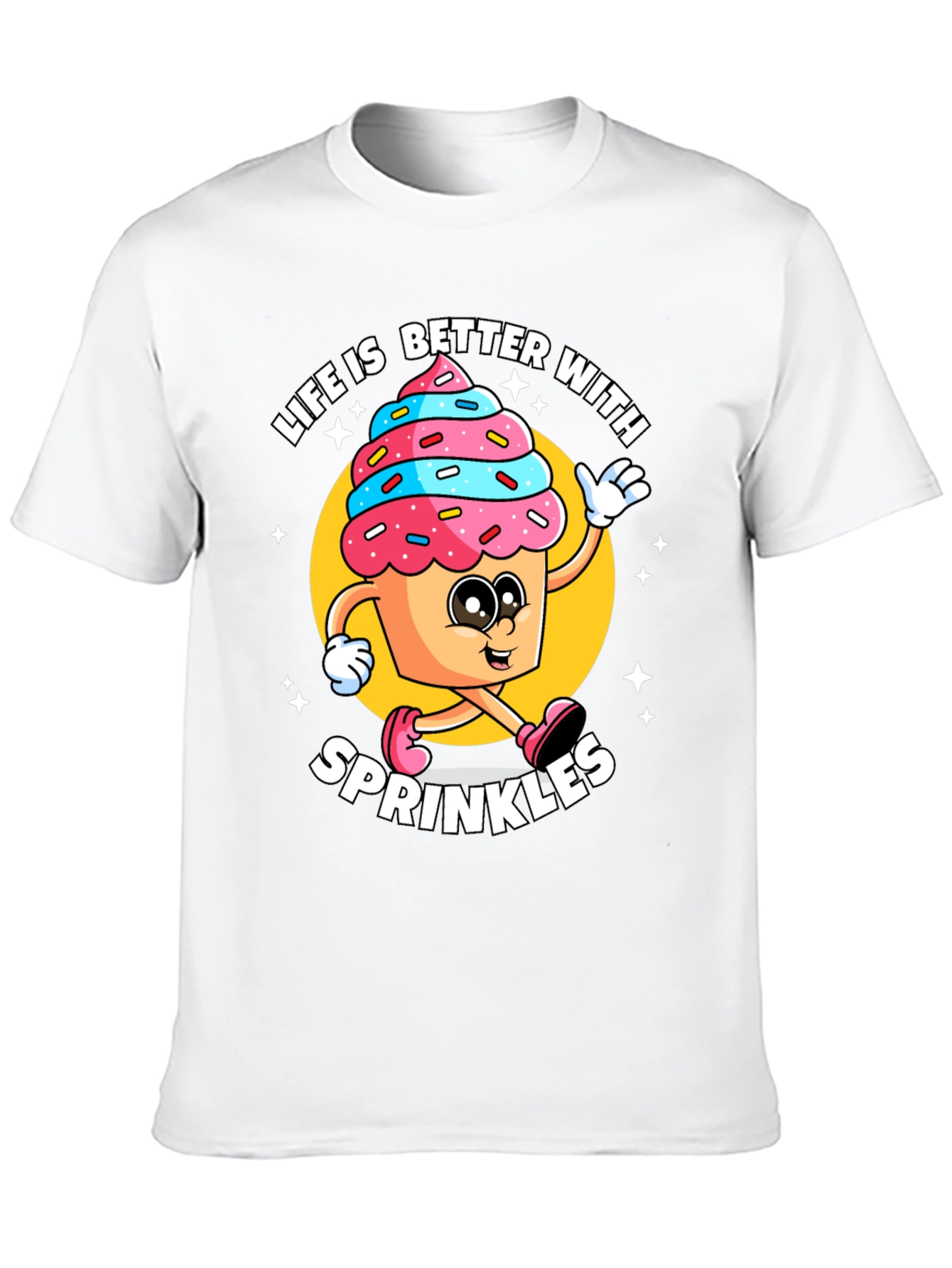 Black Life is Better with Sprinkles T-Shirt view 10