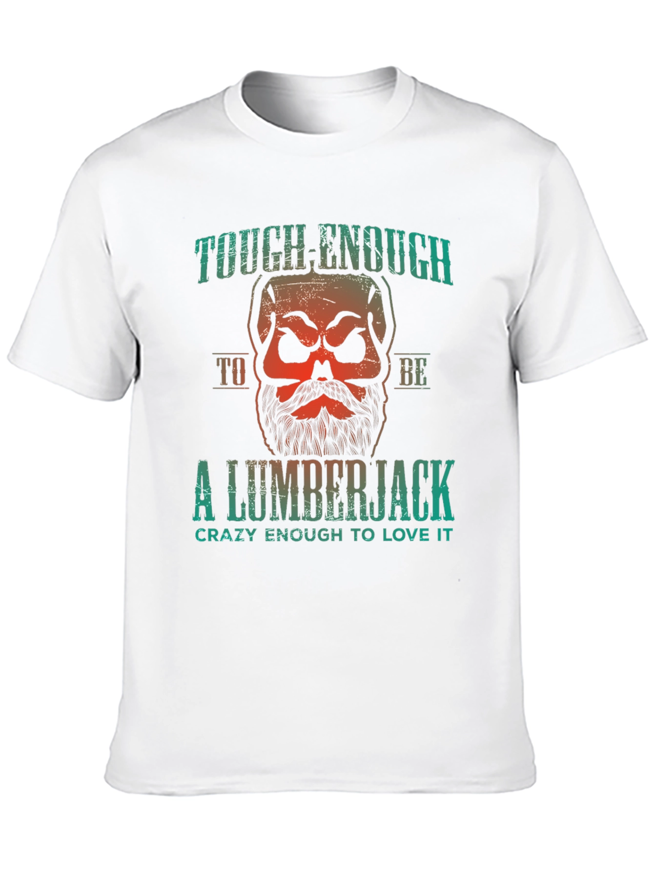 Black Tough Enough Lumberjack Graphic Tee view 10