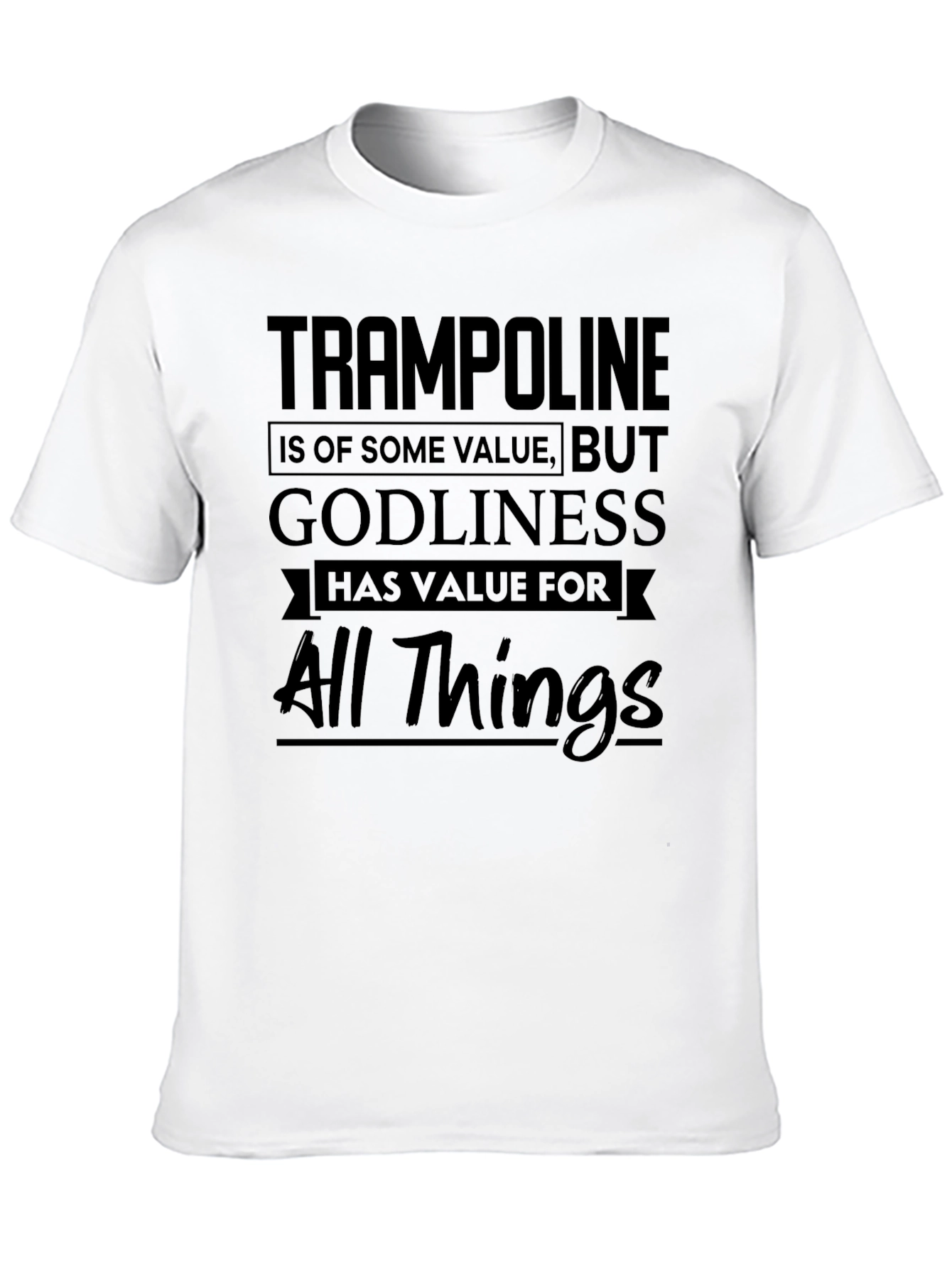 Black Godliness Value T-Shirt view 10